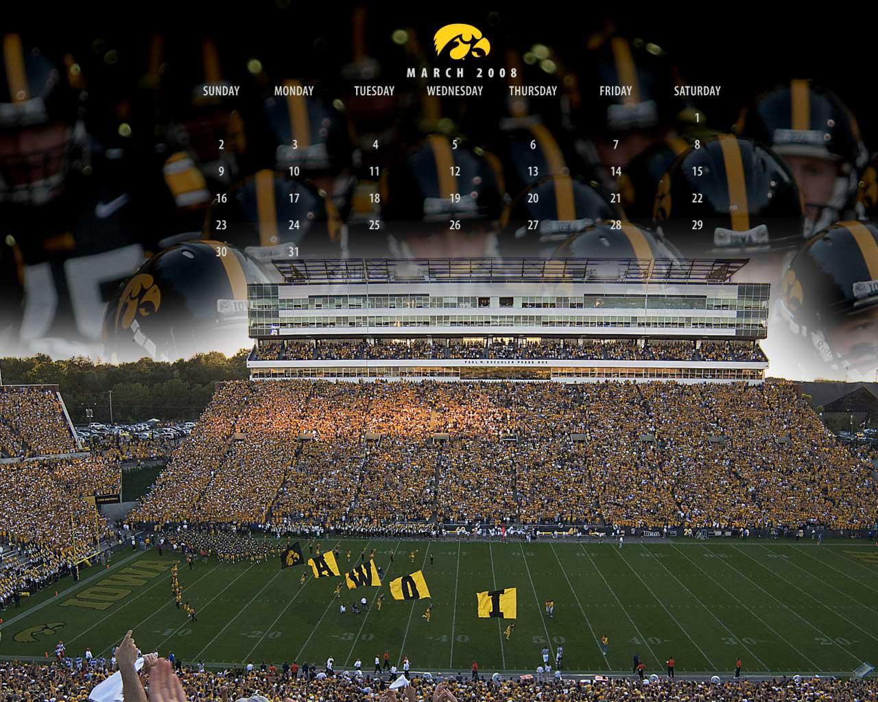 1280x1024 Iowa Football Wallpaper