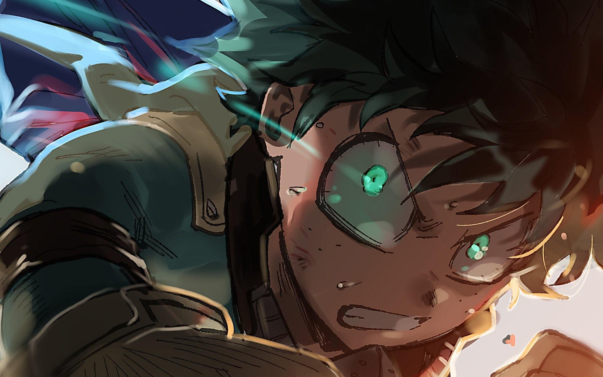 1920x1200 Wallpaper / anime boys, anime, green eyes, Boku no Hero Academia, Midoriya Izuku