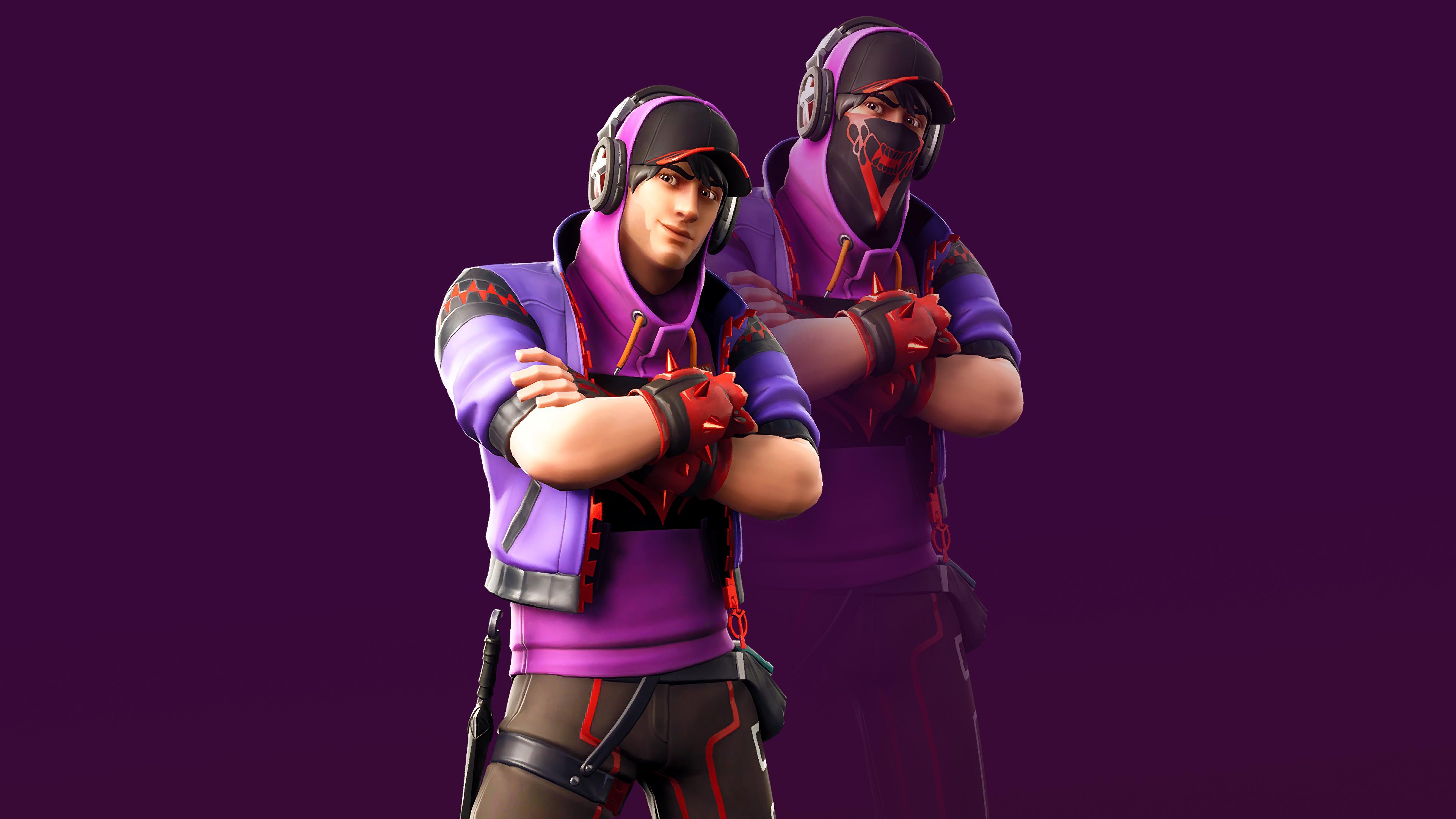 3840x2160 Fortnite Asmodeus Skin Outfit 4K Wallpaper