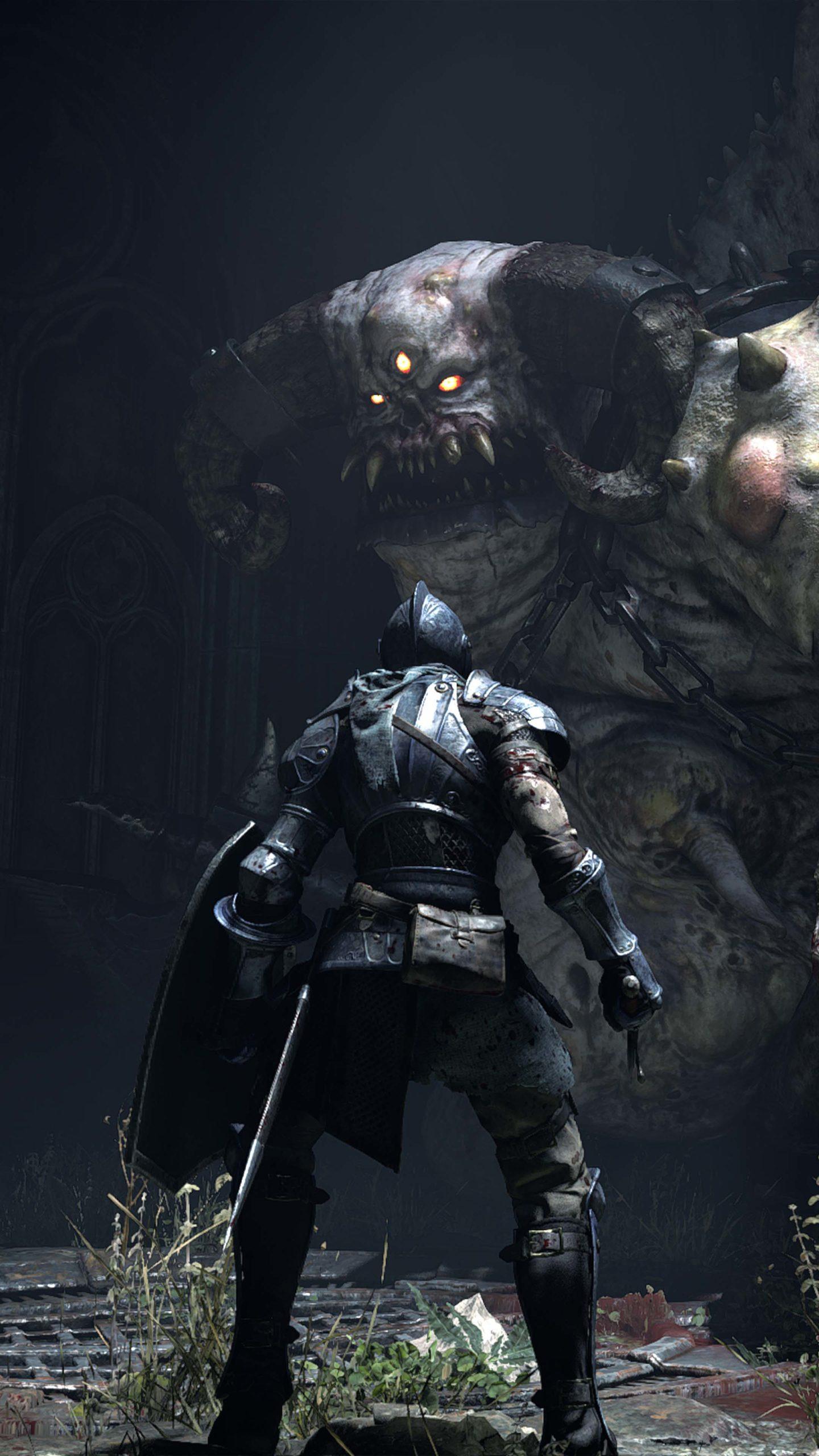 1440x2560 Demon's Souls PS5 Video Game 4K Ultra HD Mobile Wallpaper