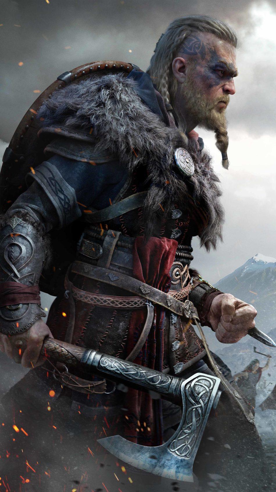950x1689 Assassin's Creed Valhalla PS5 Game 4K Ultra HD Mobile Wallpaper