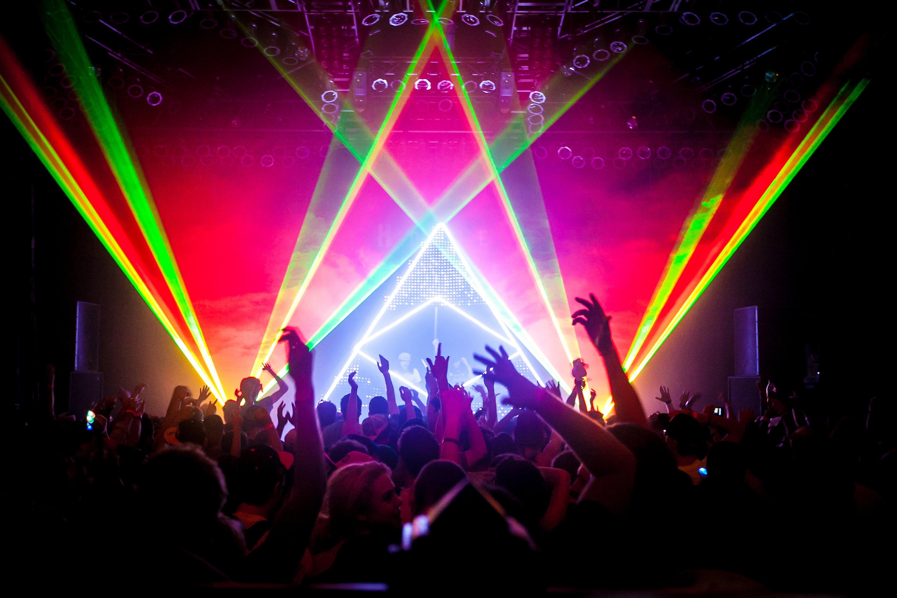 3684x2456 Laser Concert Lights