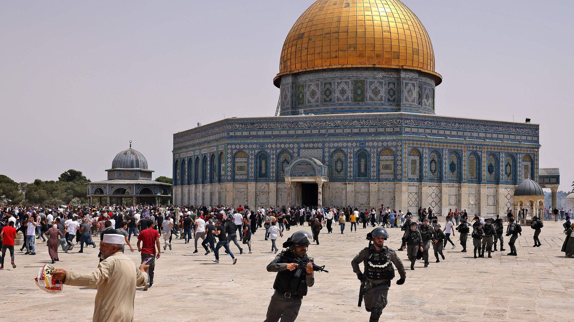 1920x1080 New Confrontation At Al Aqsa Mosque Hours After Gaza Ceasefire