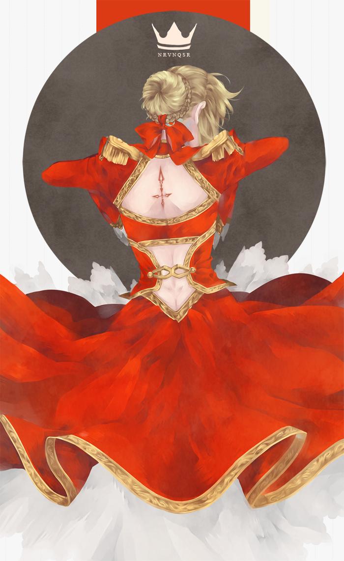 700x1142 Saber (Fate EXTRA) Anime Image Board