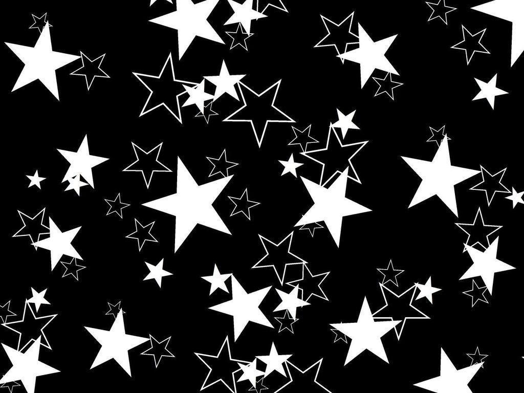 1024x768 Stars image Black and white stars HD wallpaper and background