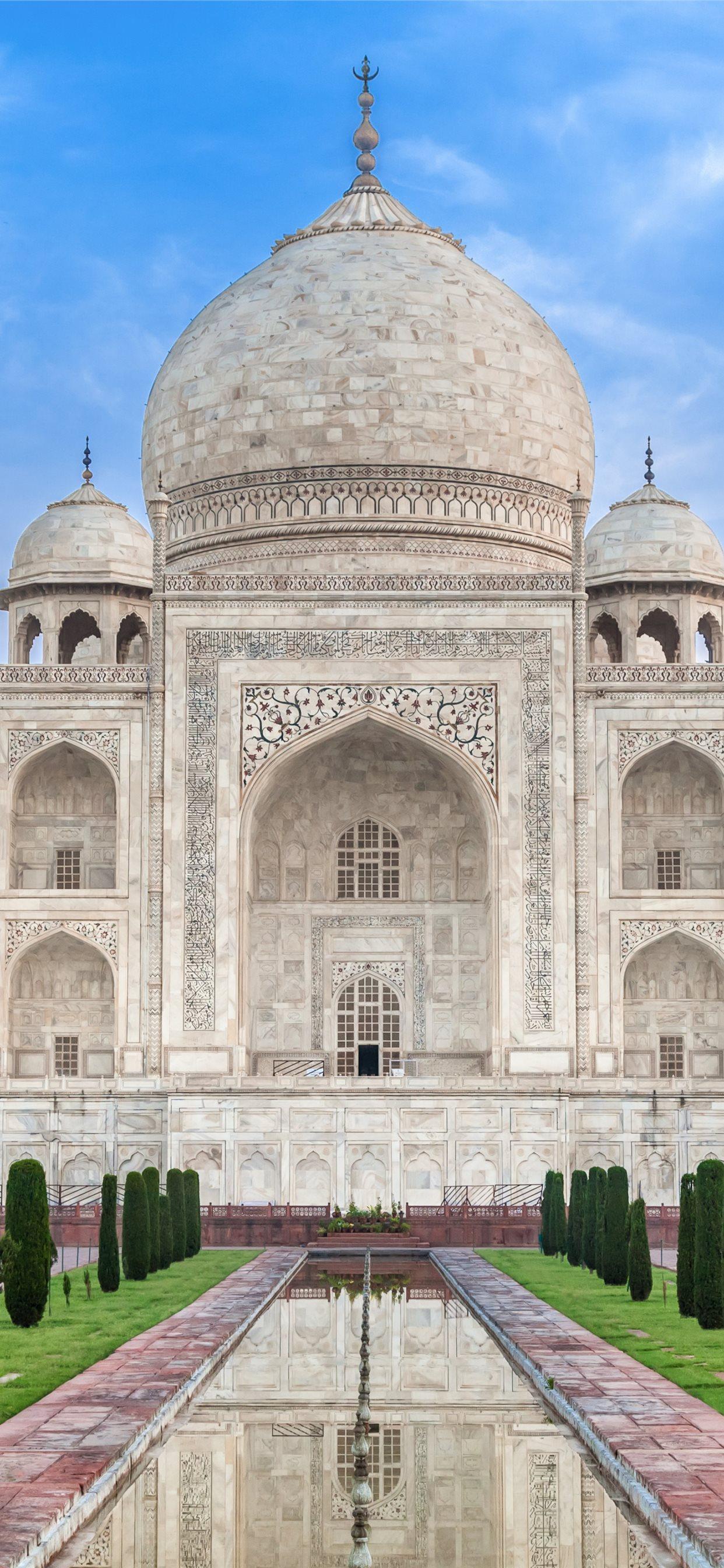 1242x2688 Taj Mahal India temple castle travel tourism iPhone X Wallpaper Free Download