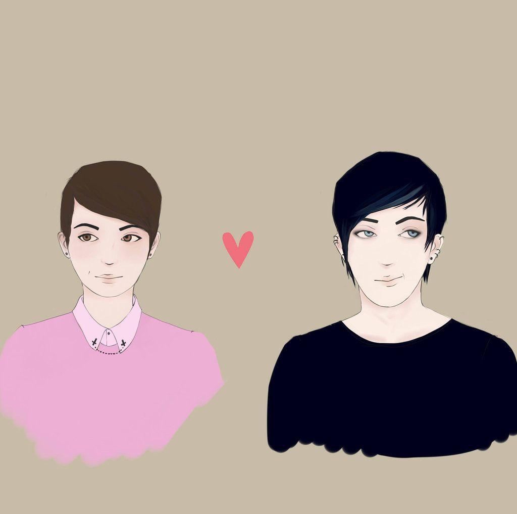 1024x1017 Pastel!Dan + Punk!Phil