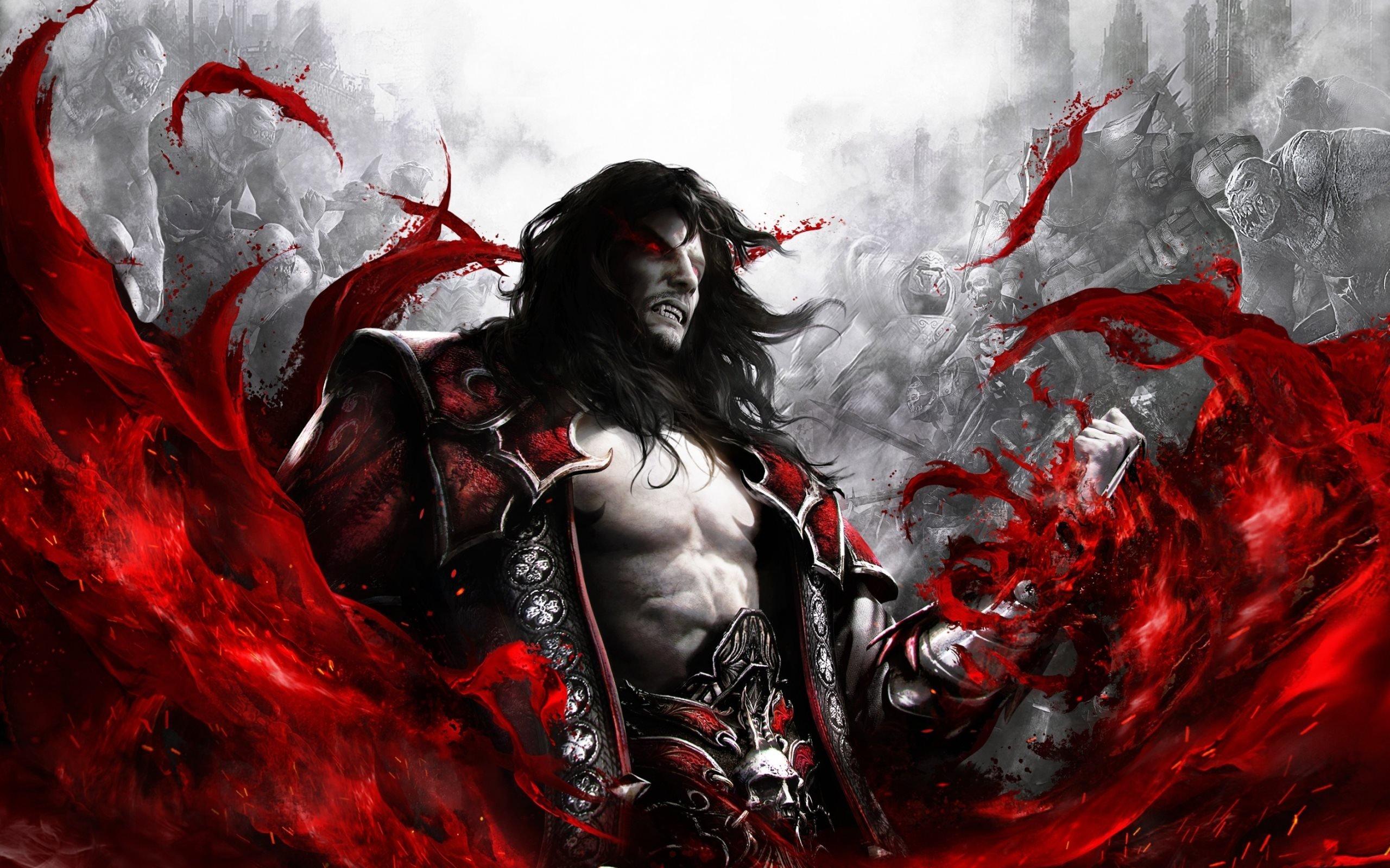 2560x1600 castlevania, Lords, Of, Shadow, Vampire, Blood, Gabriel, Belmont, Games, Fantasy, Dark, Artwork Wallpaper HD / Desktop and Mobile Background