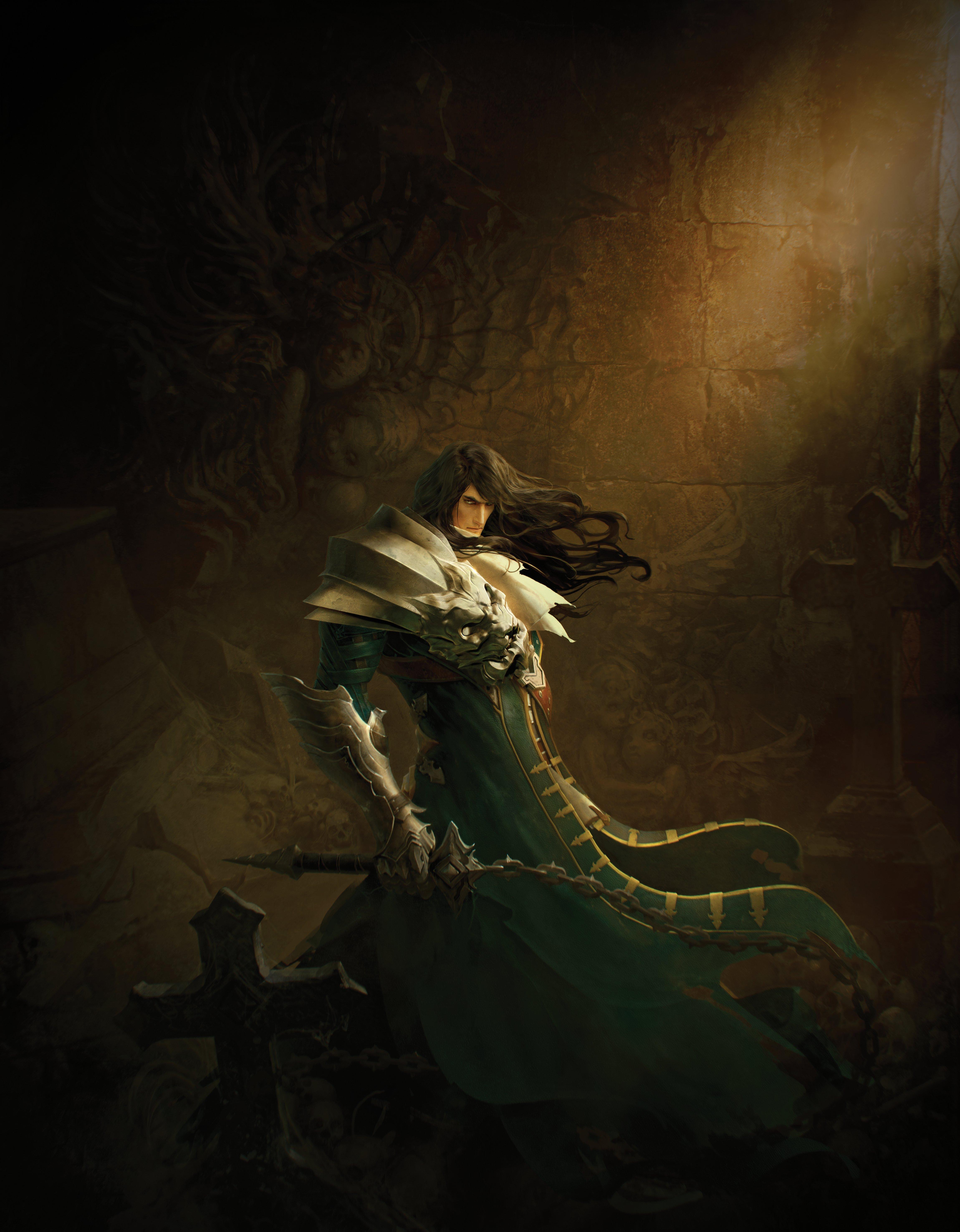 4600x5906 Castlevania lords of shadow mirror of fate male tagme trevor belmont weapon wallpaperx5906