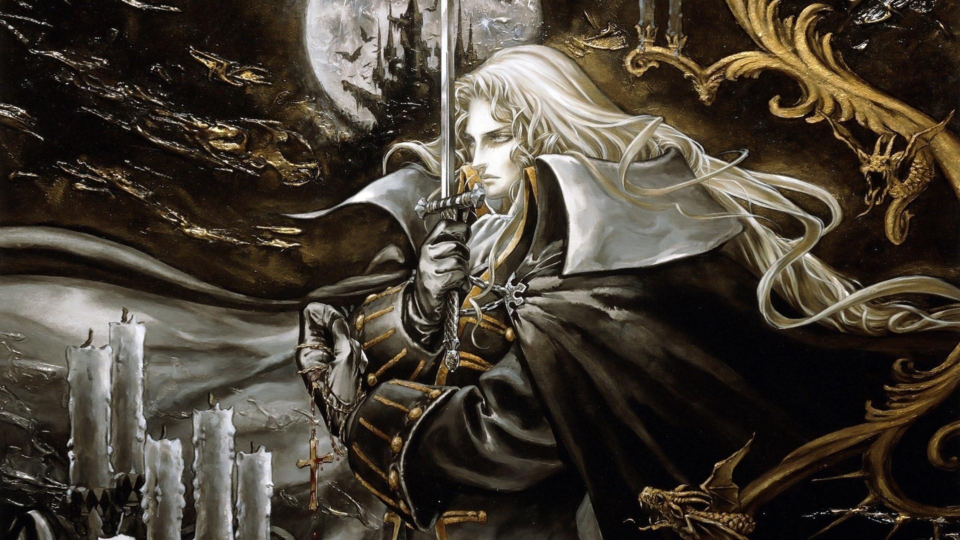 1920x1080 Download Wallpaper 1920x1080 castlevania, leon belmont, knight, warrior, sword Full HD 1080p HD Background