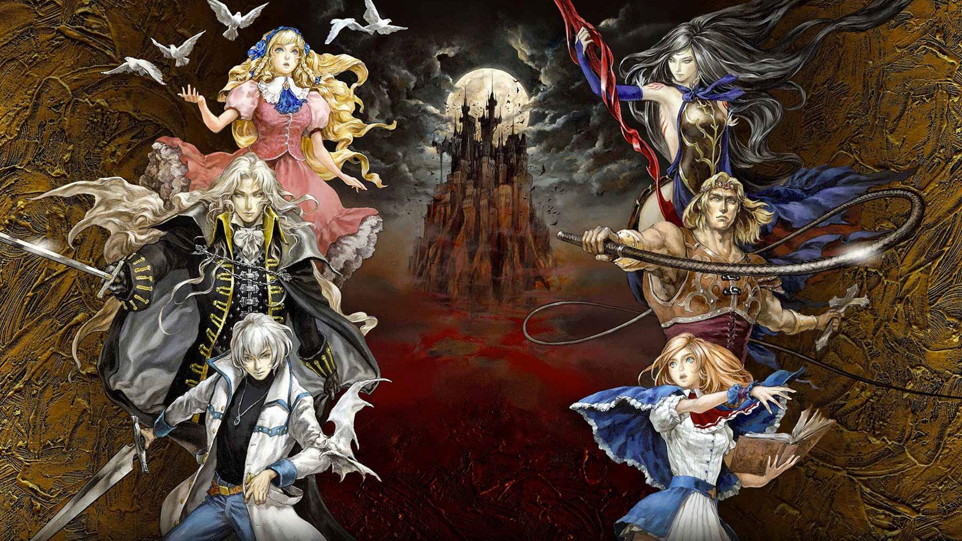 1920x1080 Alucard Castlevania Charlotte Aulin Maria Renard Shanoa Castlevania Simon Belmont Soma Cruz Wallpaper:1920x1080