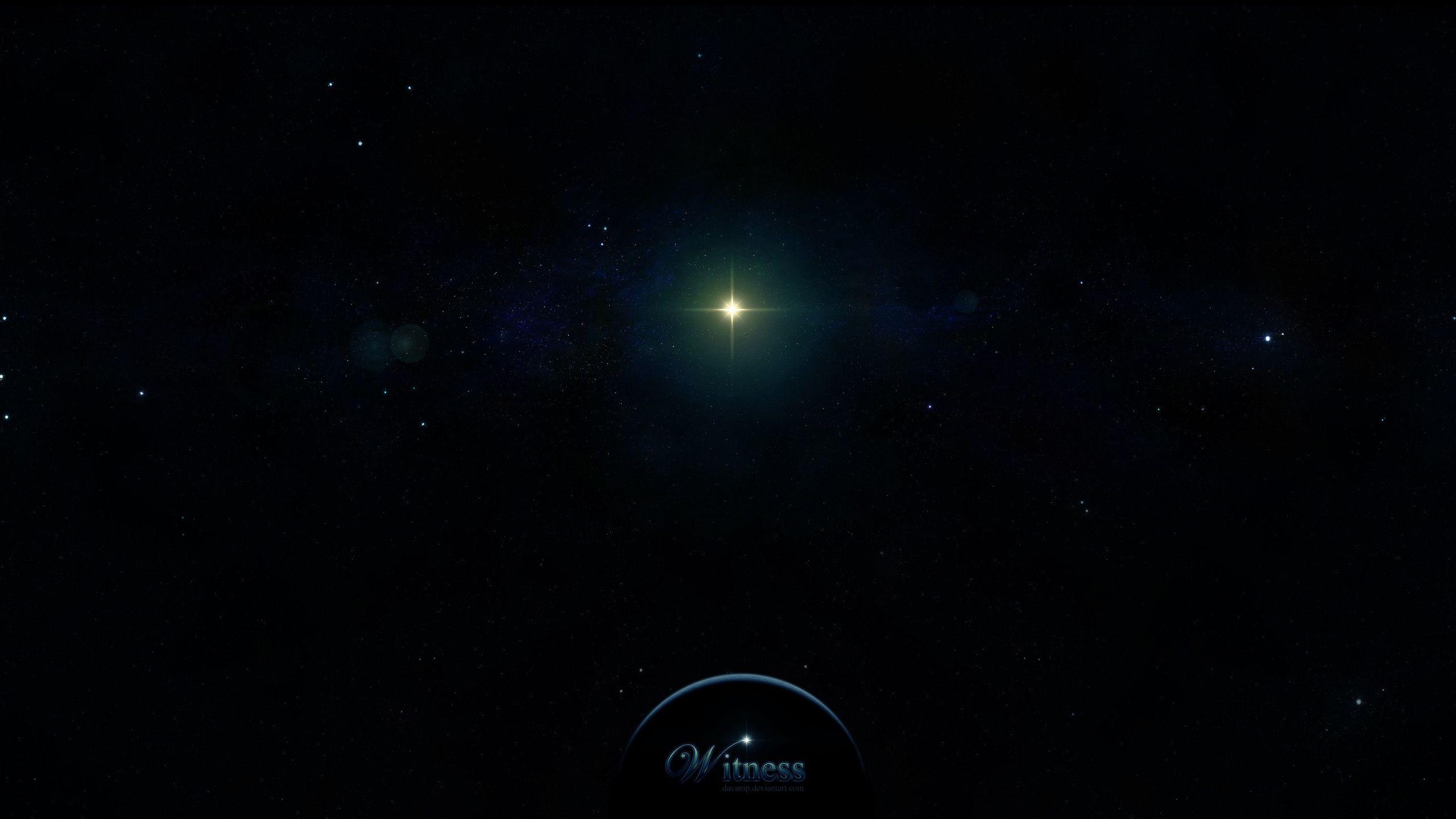 2560x1440 Black, Star, Space Wallpaper and Picture, Photo