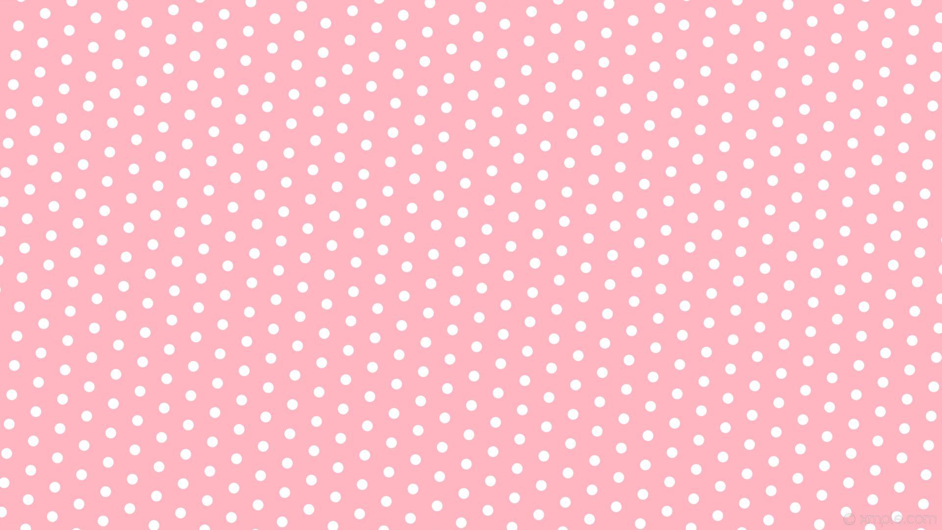 1920x1080 Light Pink Polka Dot Wallpaper