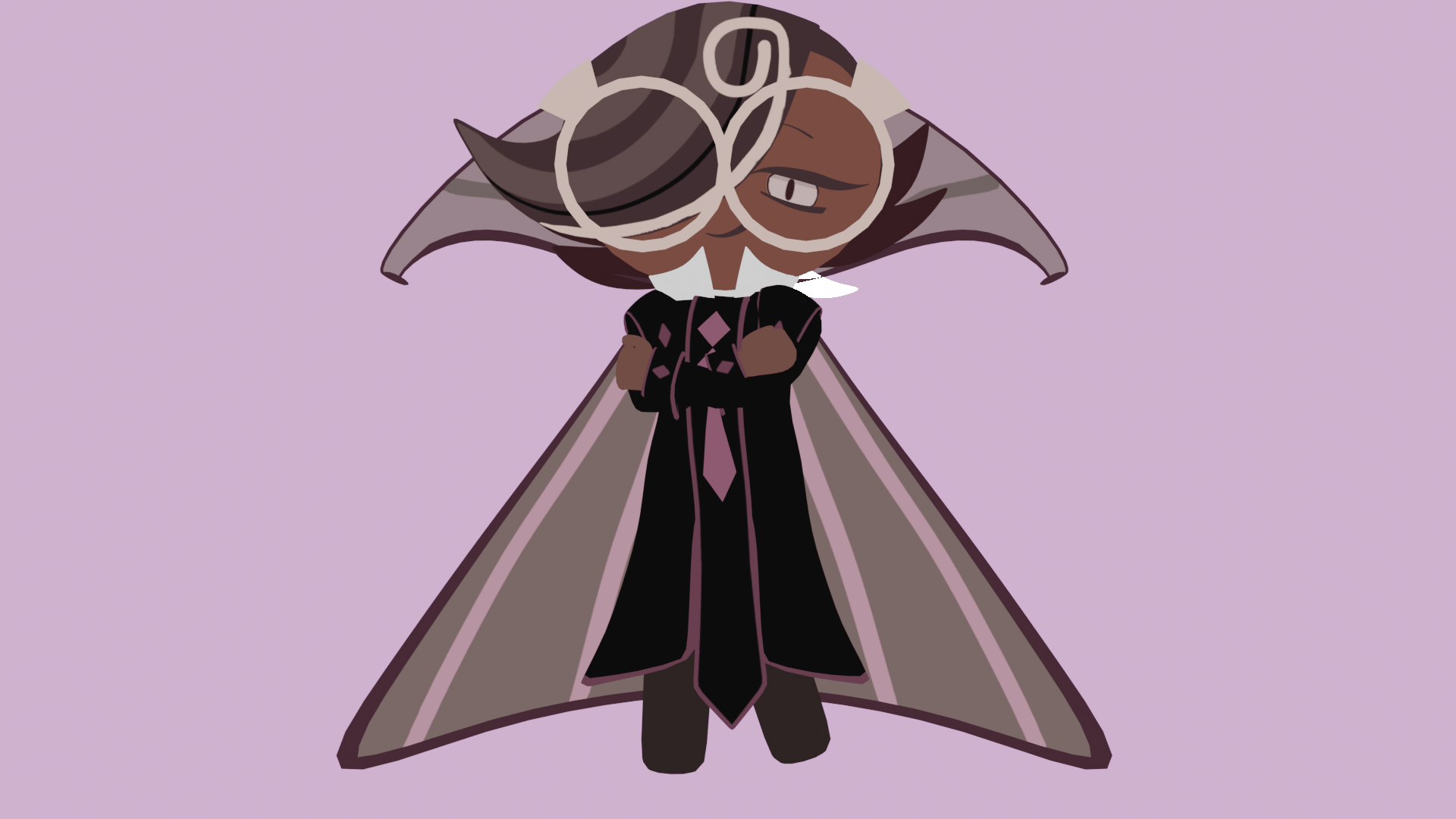 1920x1080 quick model of Espresso Cookie from Cookie run: blender