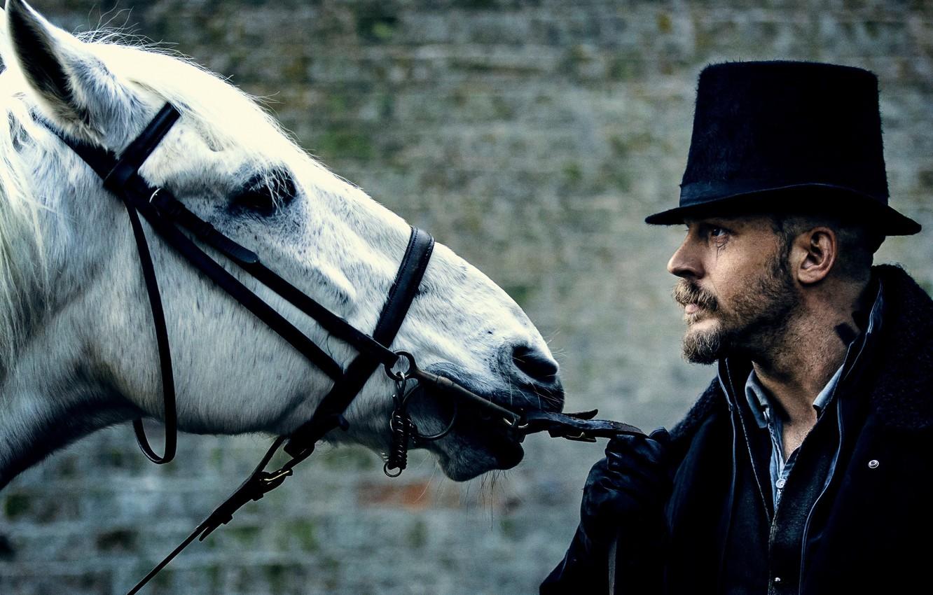 1332x850 Wallpaper man, Taboo, horse, Tom Hardy, tv series image for desktop, section фильмы