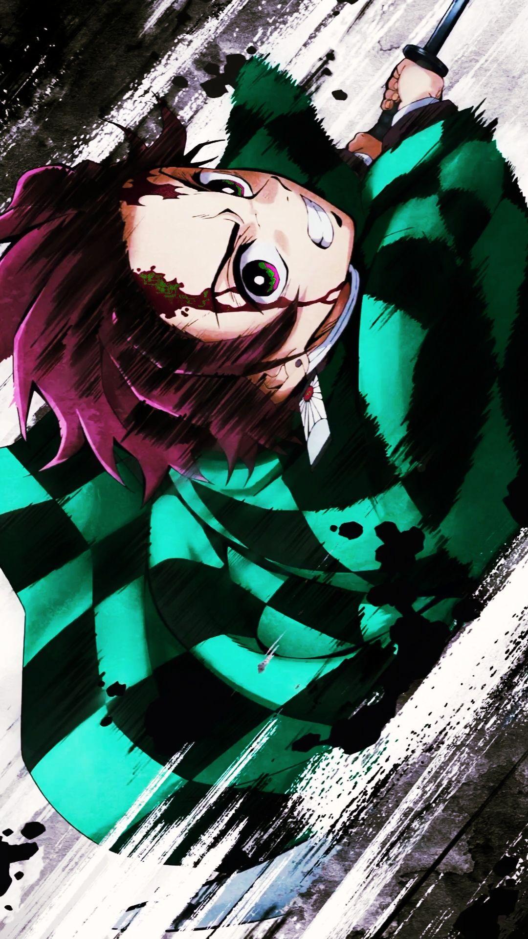 1080x1920 iphone wallpaper 4k demon slayer