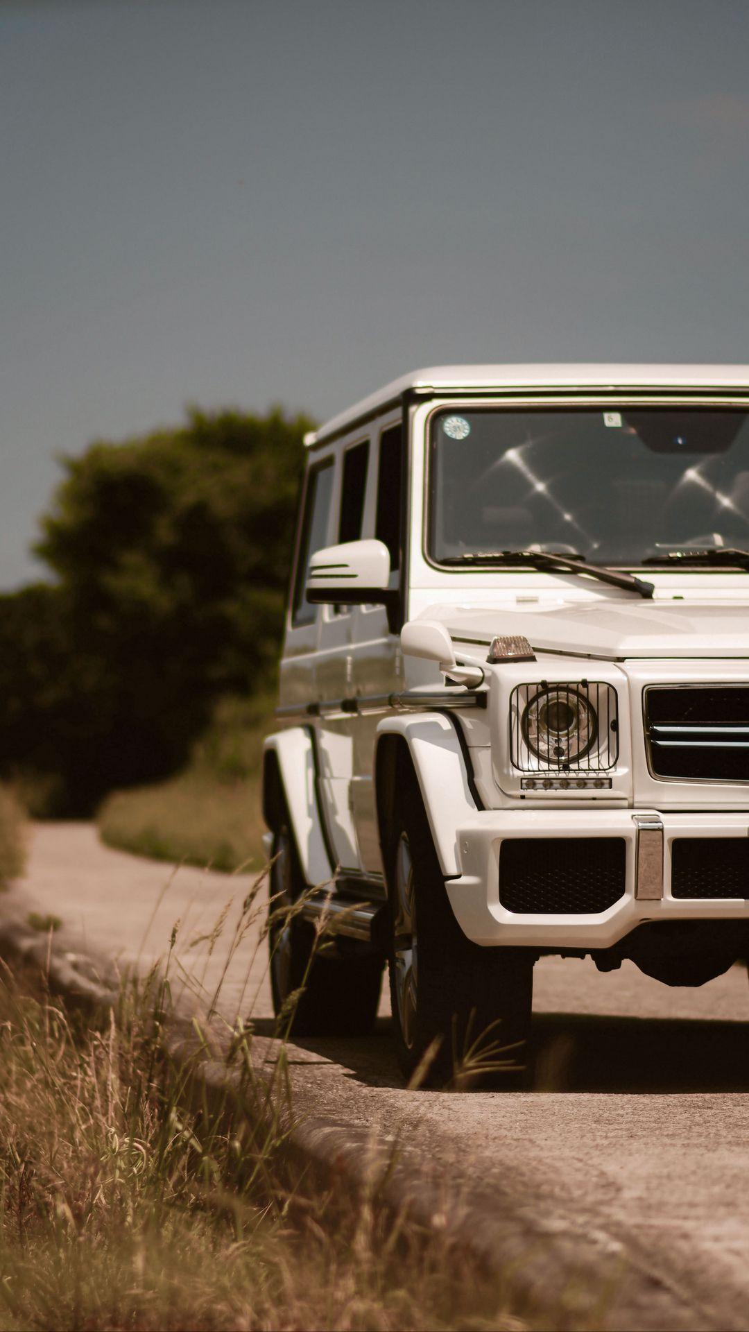 1080x1920 Download Wallpaper 1080x1920 Mercedes Benz G 63 Amg, Mercedes, Car, Suv, White, Front View Samsung Galaxy S S Note, Sony Xperia Z, Z Z Z Htc One, Lenovo Vibe HD Background