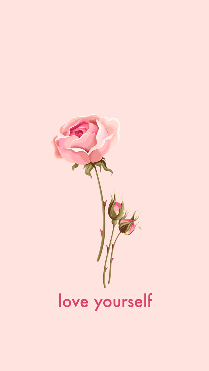 720x1280 love yourself wallpaper