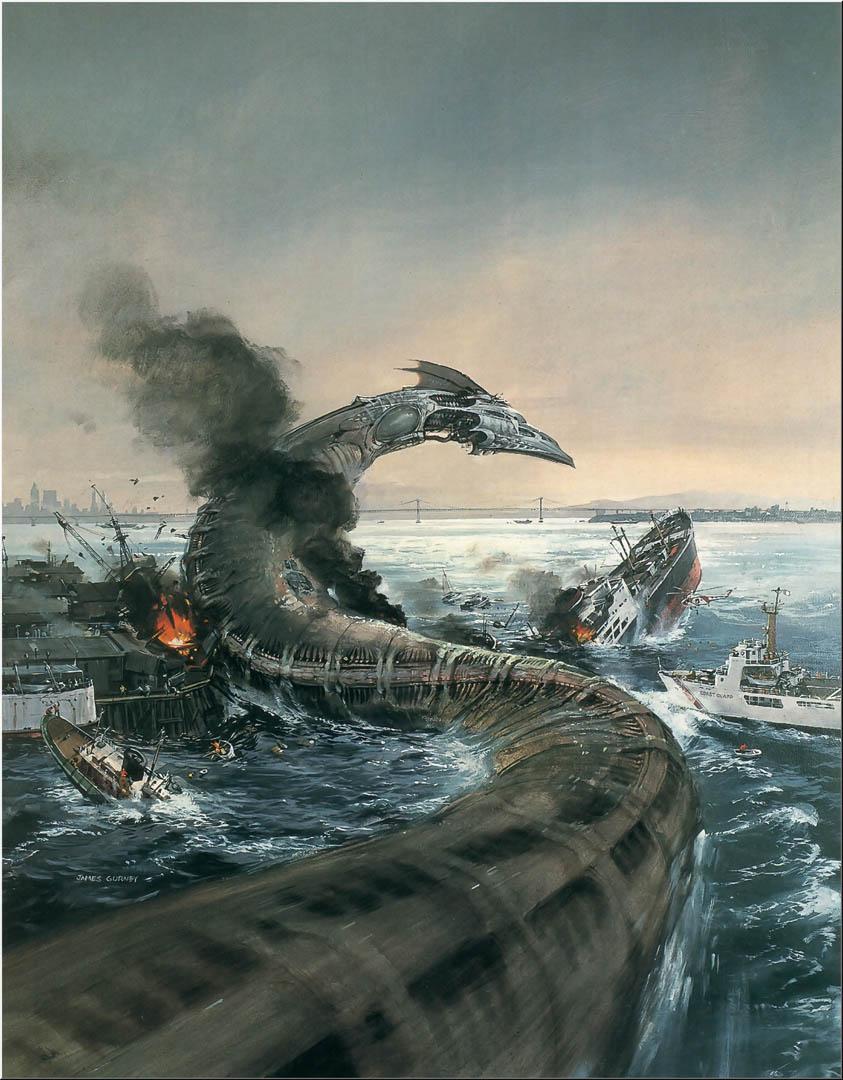 843x1080 Sea Monster