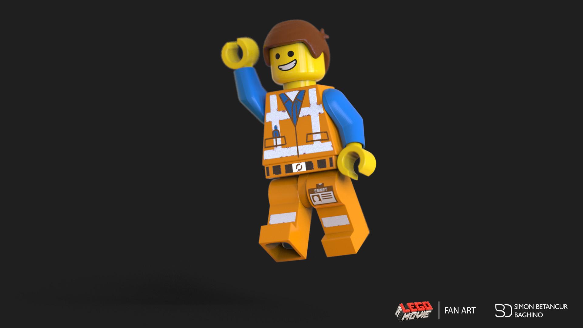 1920x1080 Simon Betancur Baghino from THE LEGO MOVIE fan art