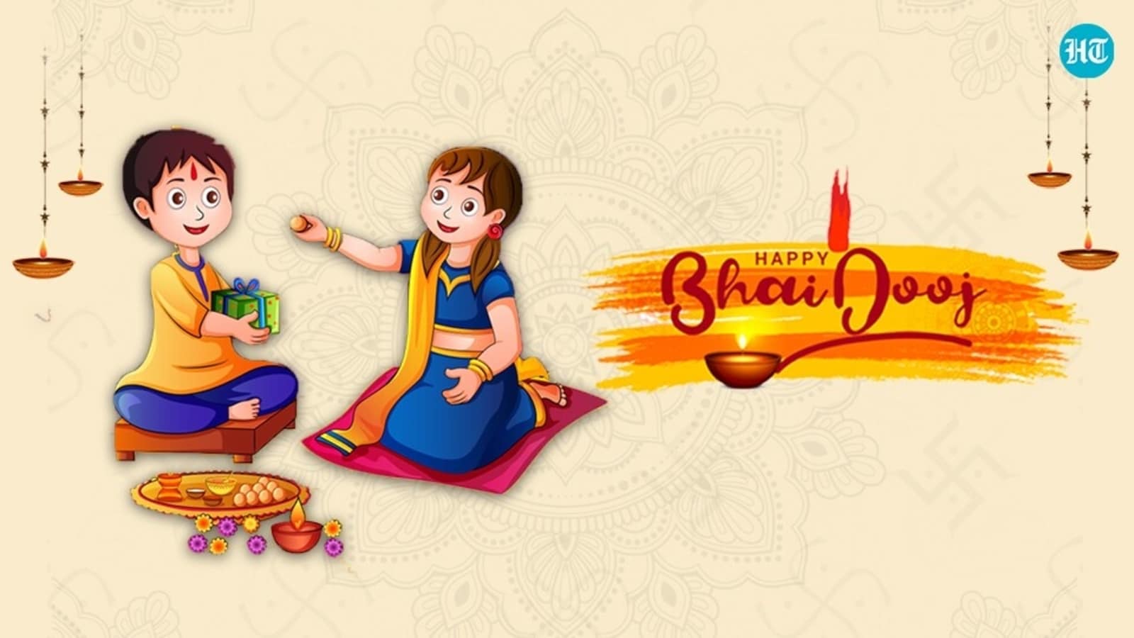1600x900 Happy Bhai Dooj 2021: Share best wishes, image, greetings and messages with your siblings