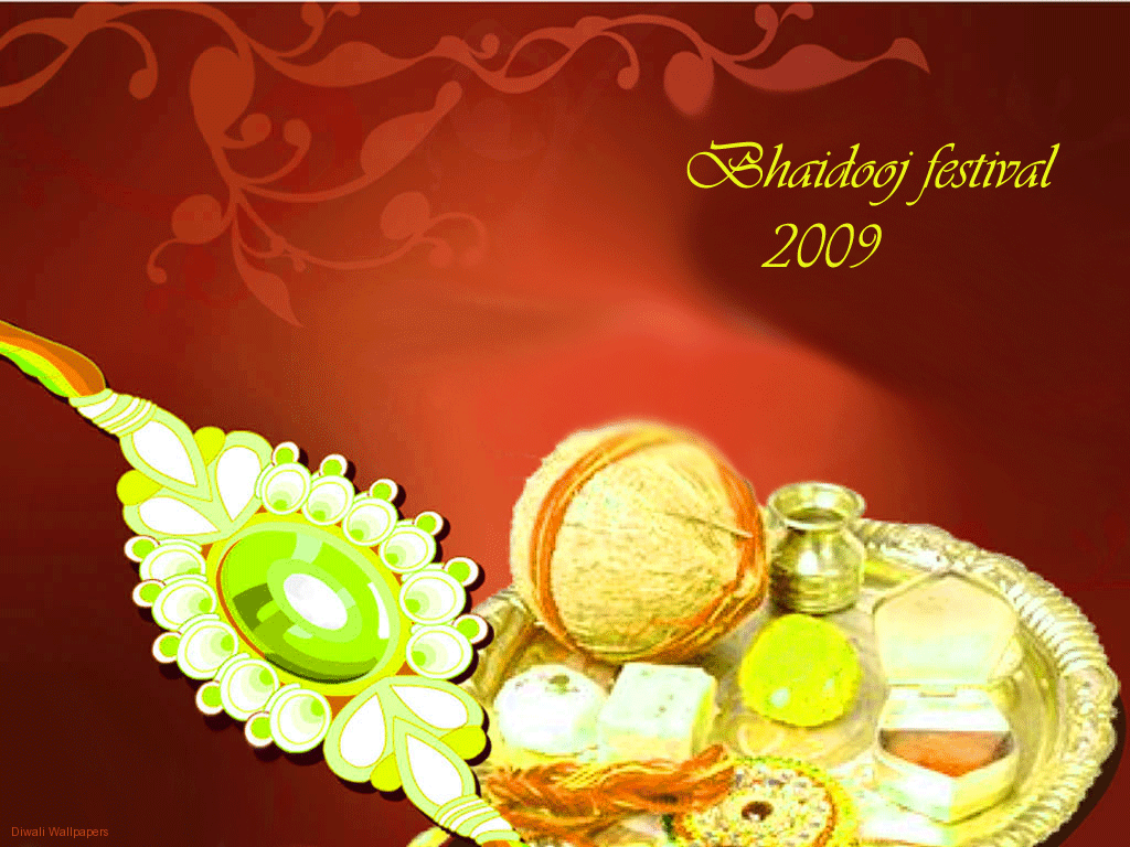 1024x768 Valentine Day 2014: Happy Bhai Dooj Wallpaper