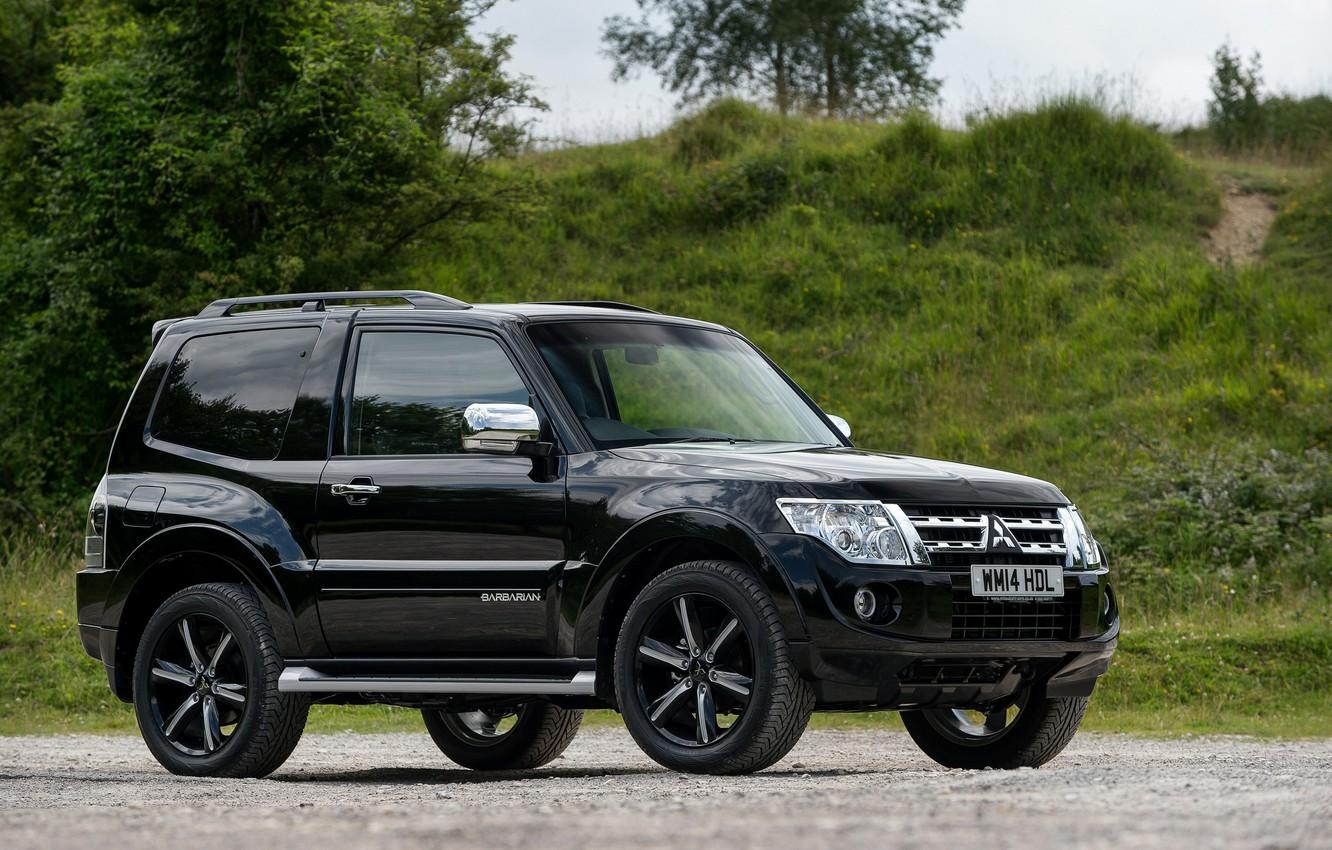 1332x850 Wallpaper Greens, Black, Mitsubishi, Pajero, SUV, Shogun, Montero, SWB Barbarian, Three Door Image For Desktop, Section Mitsubishi