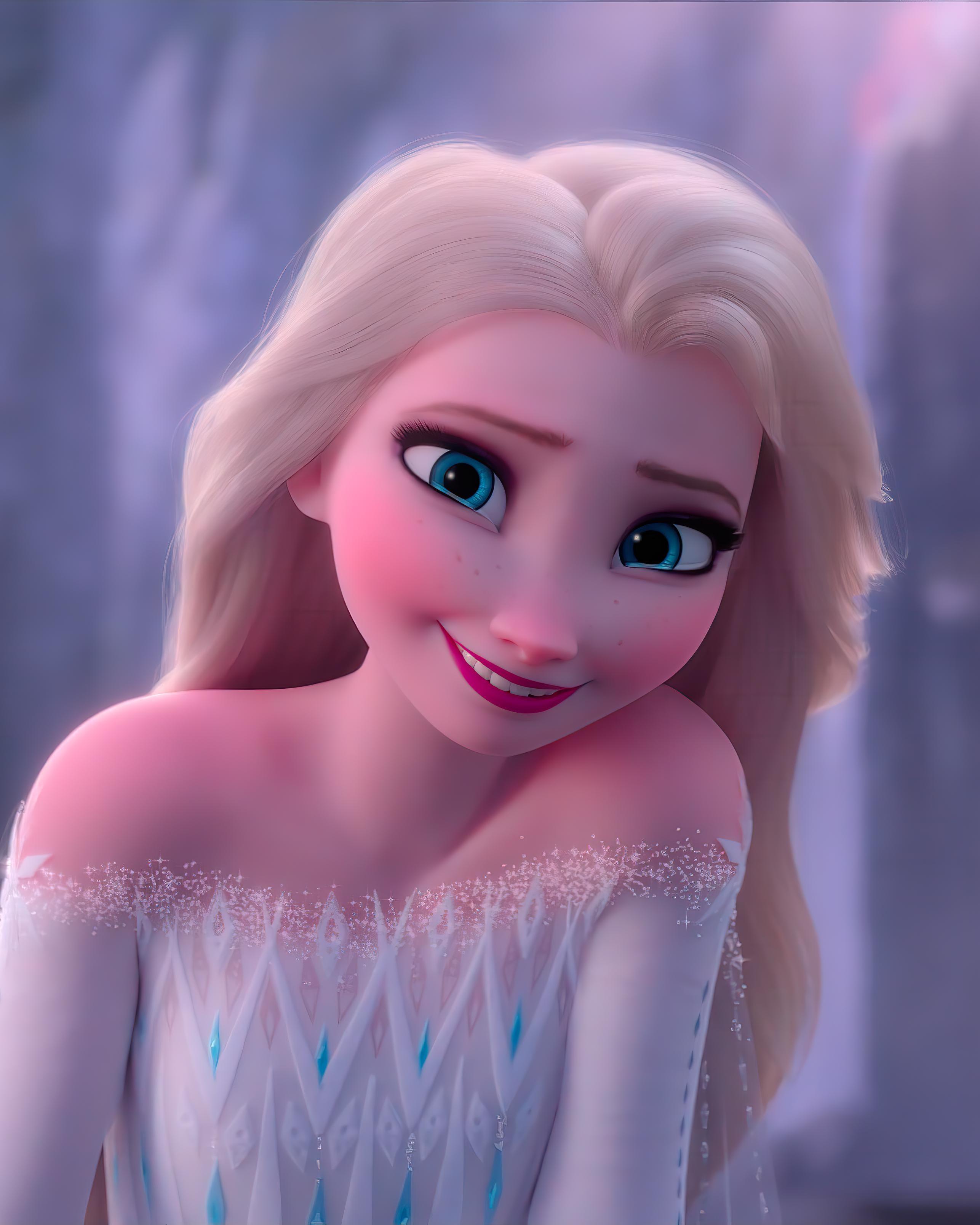 2573x3216 Elsa! Anna! You all came back ❄️ [8K, Phone Wallpaper]: Frozen