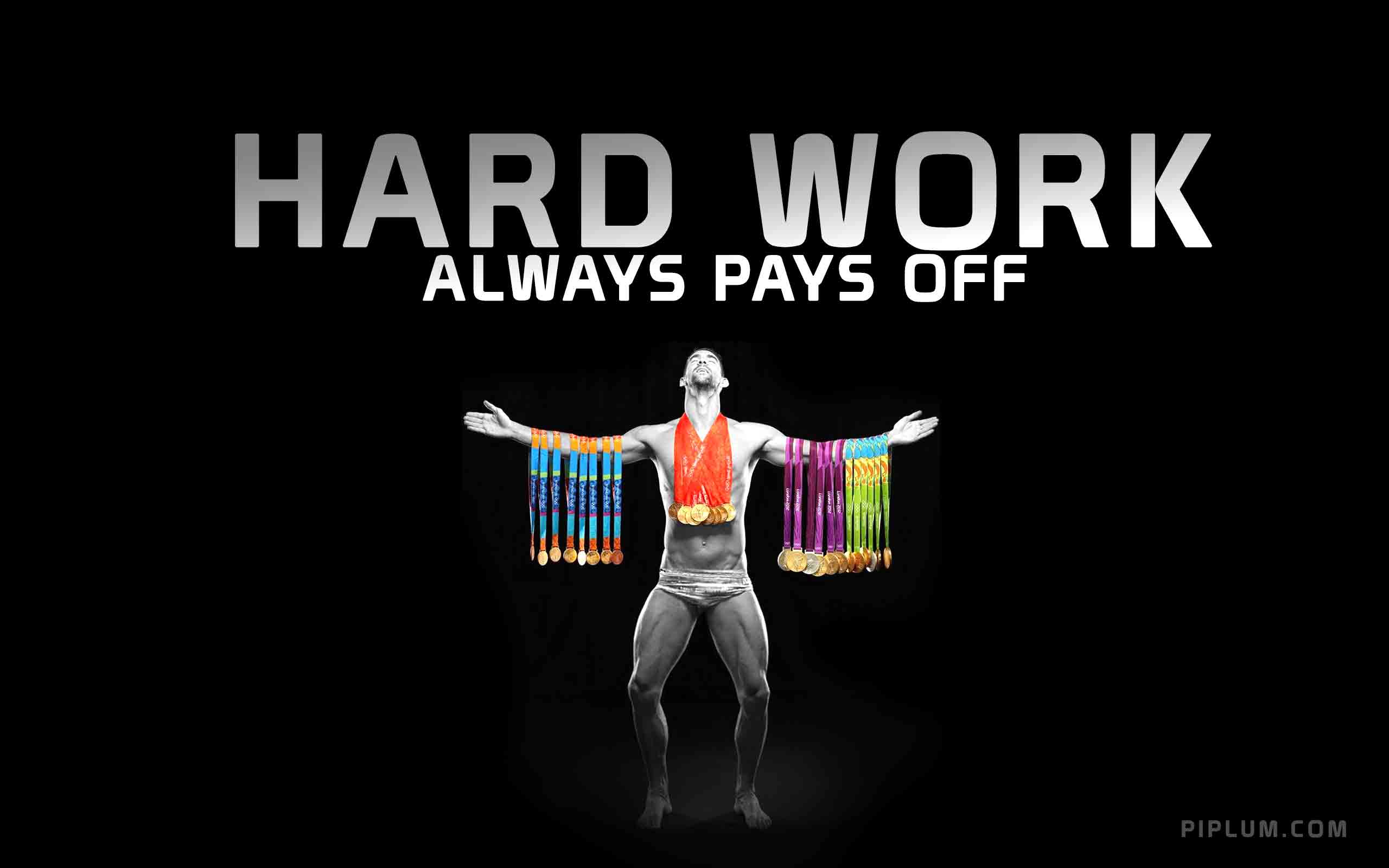 2560x1600 Hard Work Pays Off. Motivational Quotes