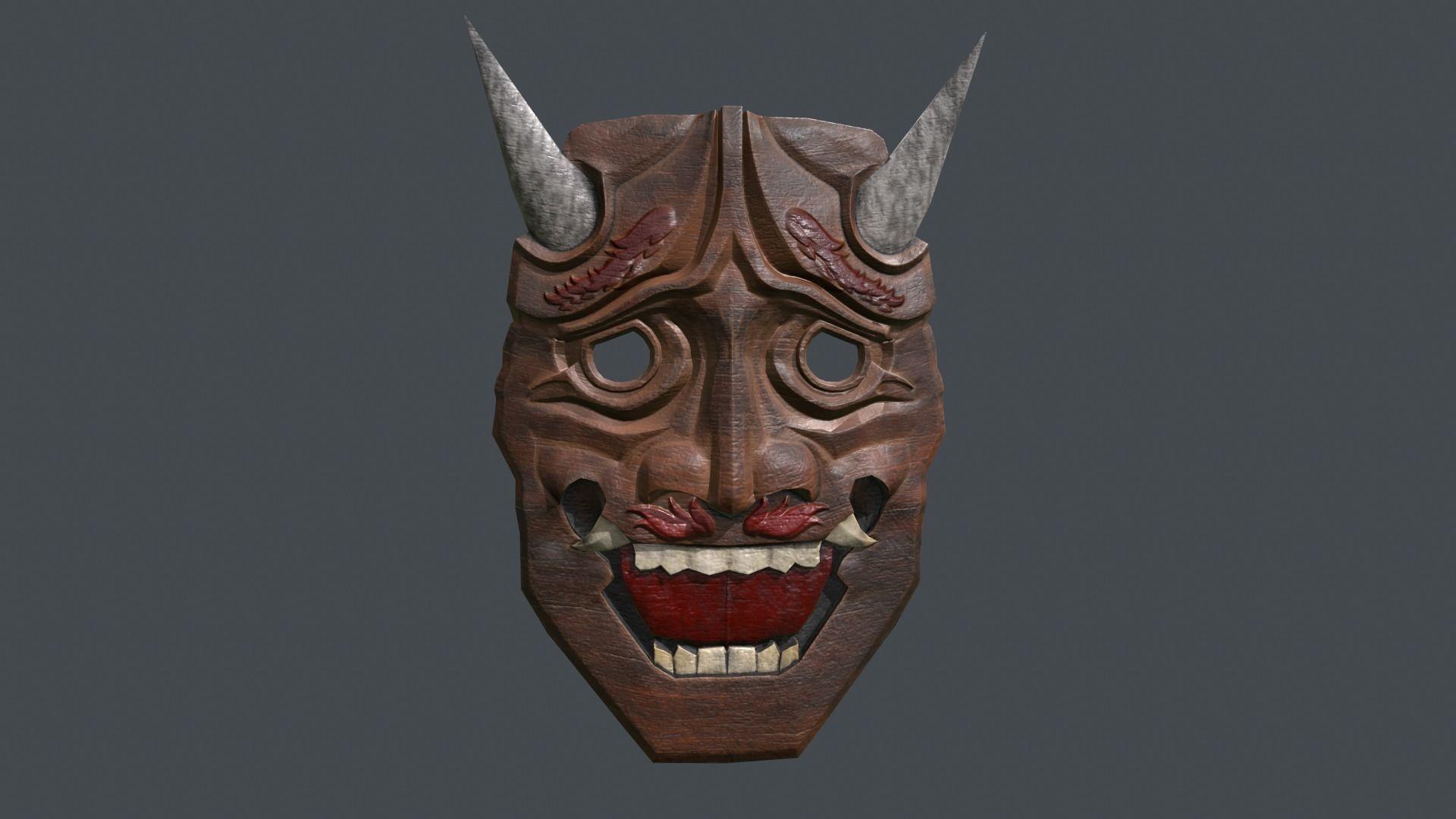 1920x1080 Oni Mask Wallpaper