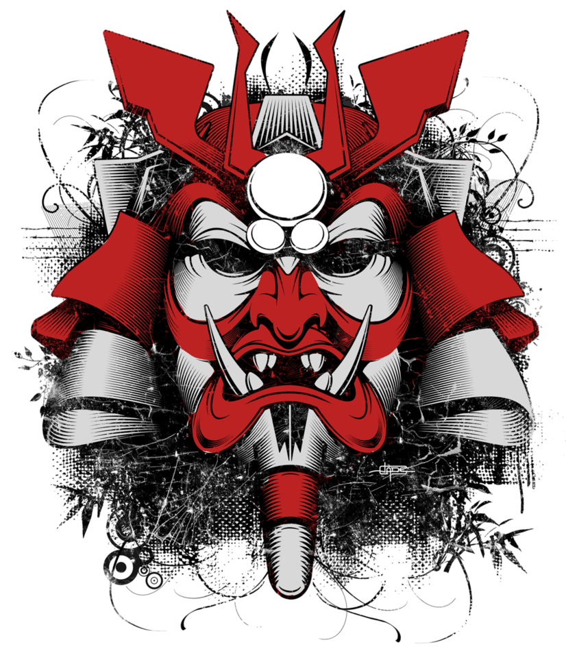 826x966 Samurai Mask Of Doom Wallpaper
