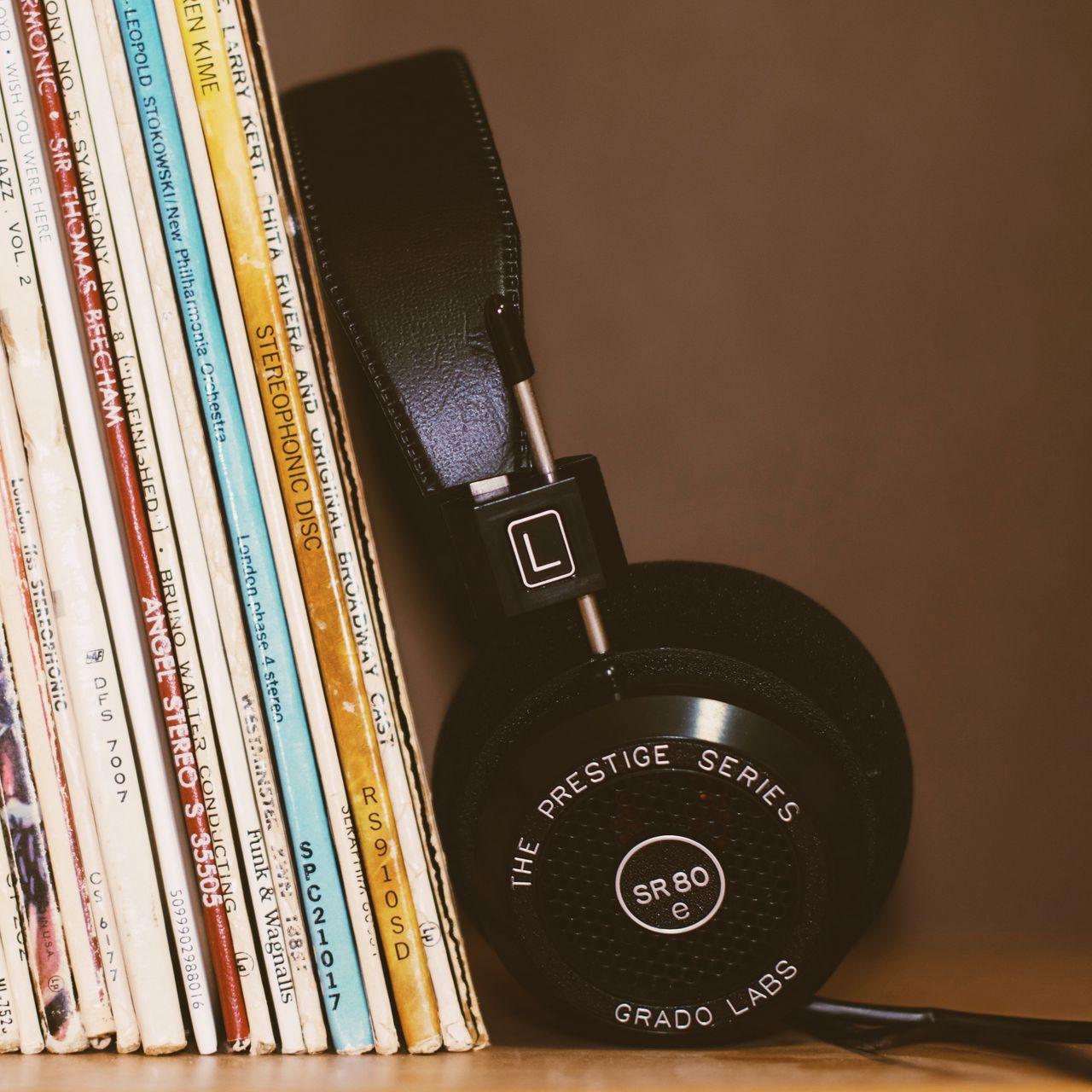 1280x1280 Download wallpaper 1280x1280 headphones, vinyl records, collection ipad, ipad ipad mini for parallax HD background