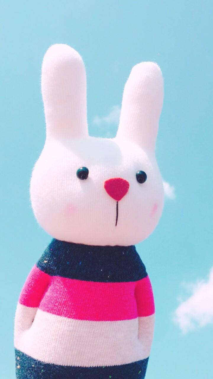 720x1280 accessories, animals, art, background, beautiful, beauty, blue, bunny, colorful, cute animals, design, fashionable, inspiration, kawaii, luxury, pastel, plush, pretty, rabbit, sky, still life, toy, toys, wallpaper, we heart it, kawaii fashion, wallpaper