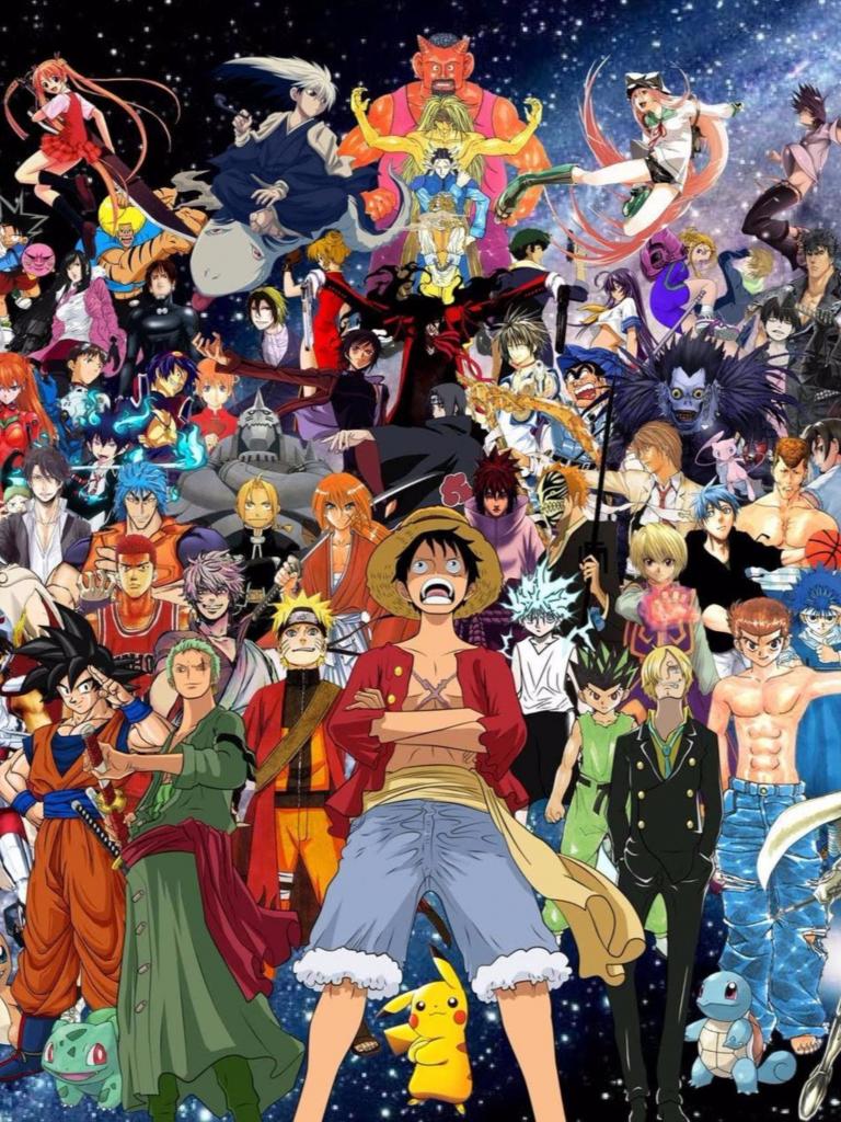 768x1024 Free download Anime Collage Wallpaper Top Anime Collage Background [3840x2160] for your Desktop, Mobile & Tablet. Explore Animes Crossover 4k Wallpaper. Animes Crossover 4k Wallpaper, Animes Crossover 2020 Wallpaper, Animes 2020 Wallpaper