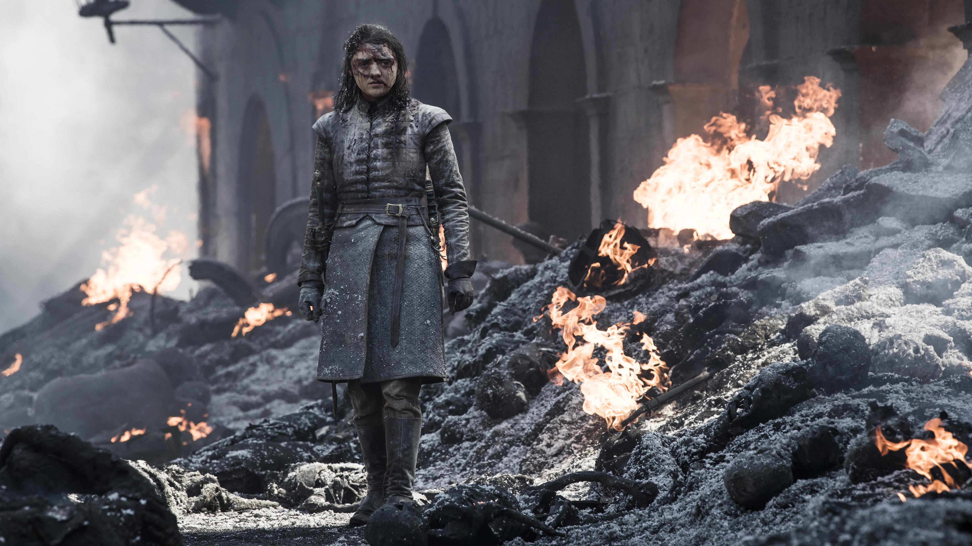 3840x2160 Arya Stark Game of Thrones Season 8 4K Wallpaper