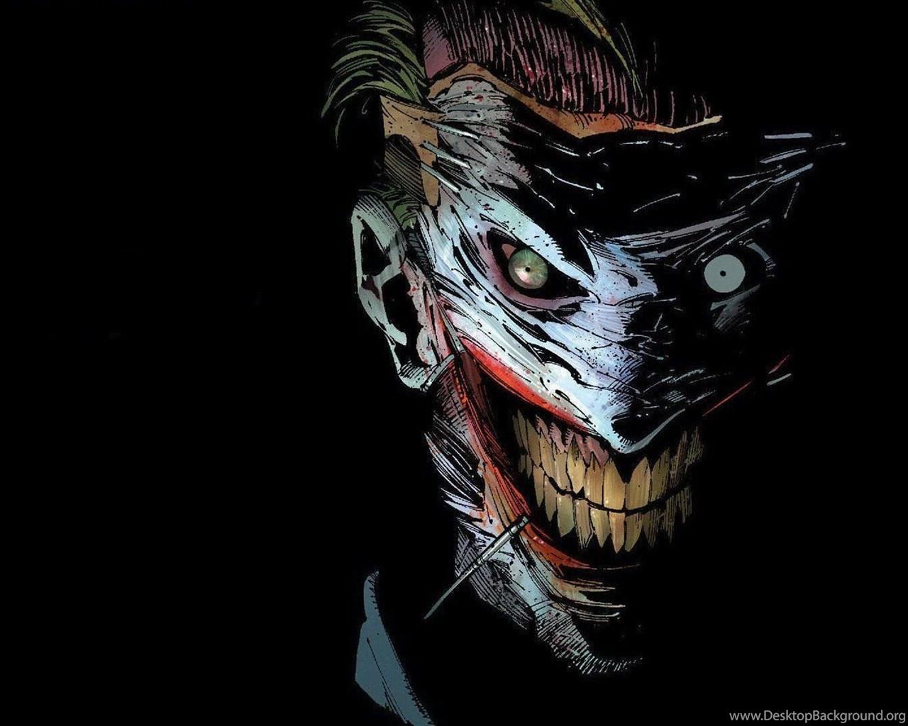 1280x1024 Batman DC Comics Harley Quinn The Joker Black Background Wallpaper. Desktop Background