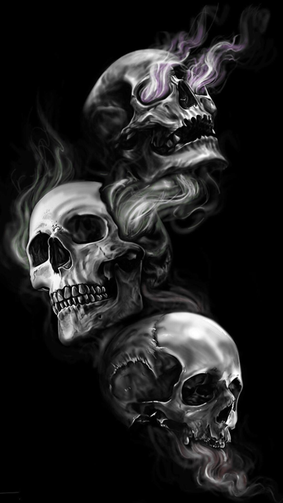 1080x1920 Devil Skull Wallpaper