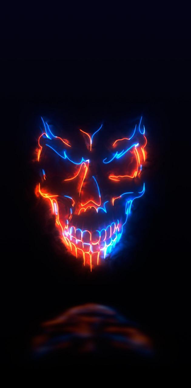 630x1280 Live Skull Head wallpaper