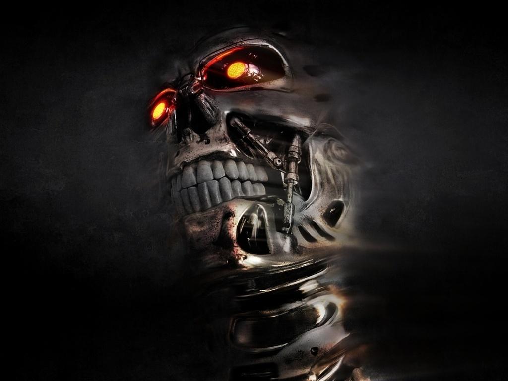1024x768 Badass Wallpaper Of Skulls