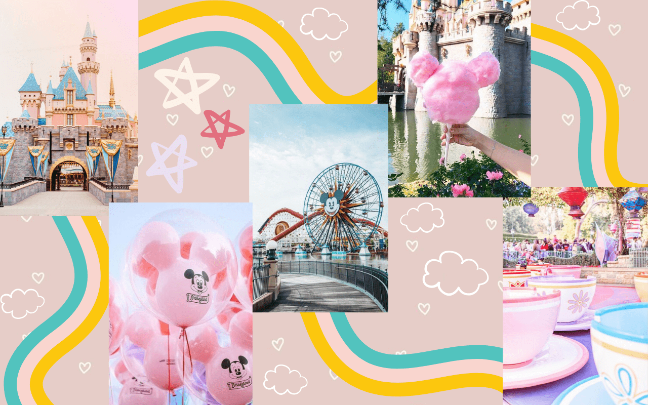 1280x800 Disneyland collage for MacBook Air. Macbook air wallpaper, Macbook wallpaper, Disneyland