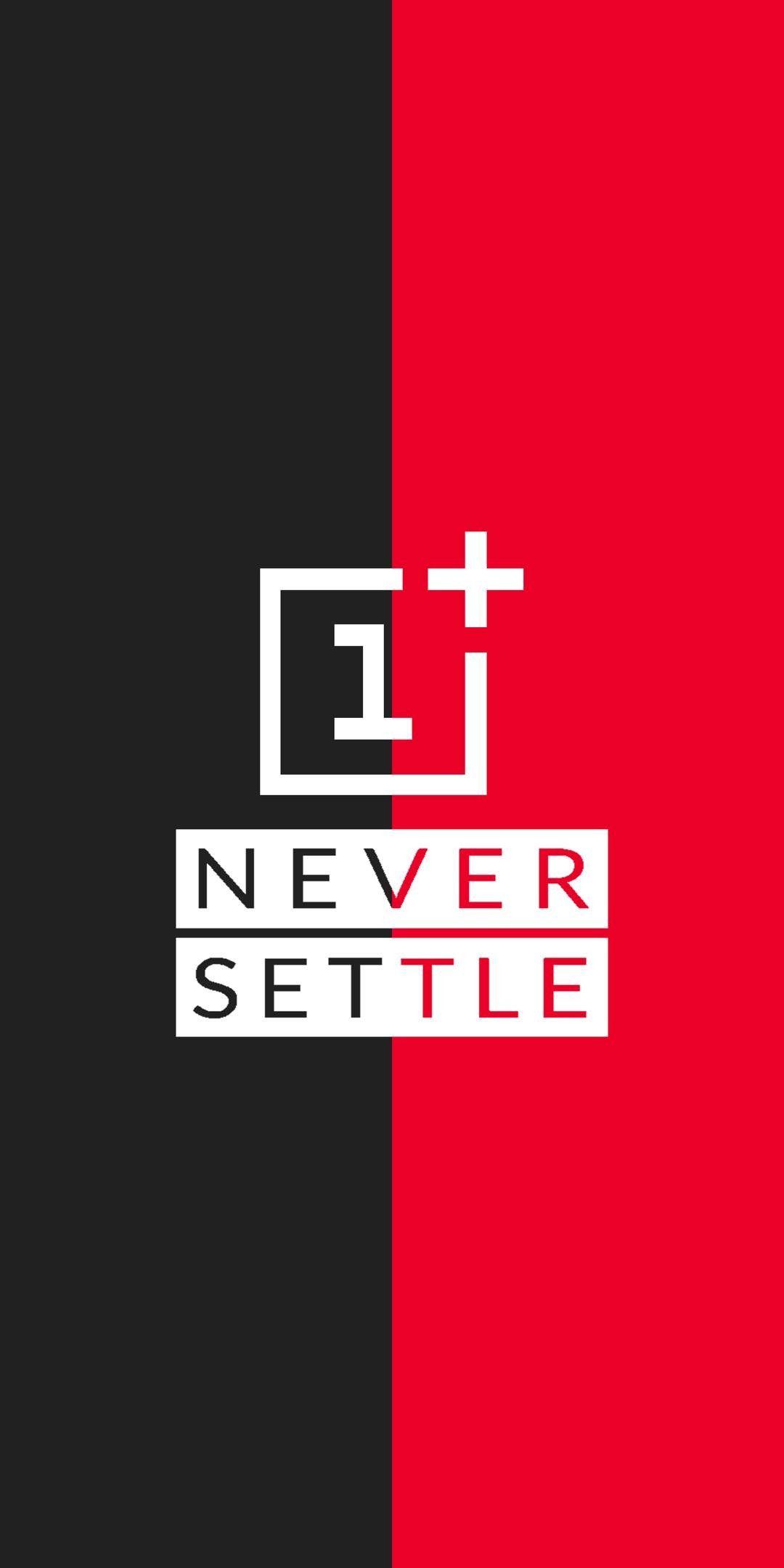 1080x2160 Design. Never settle wallpaper, Oneplus wallpaper, Black background wallpaper