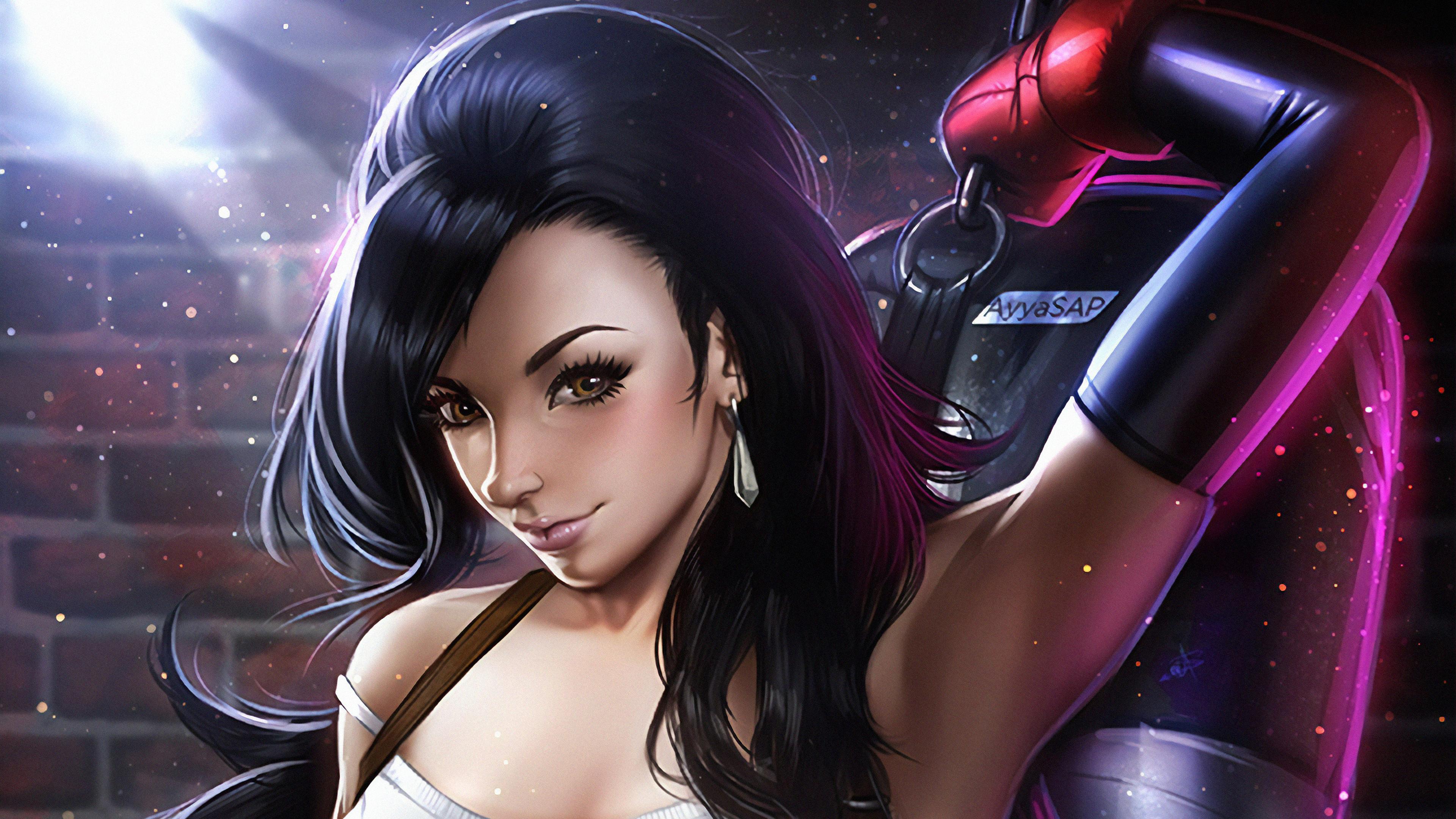 3840x2160 Wallpaper 4k Tifa Lockhart Final Fantasy Wallpaper