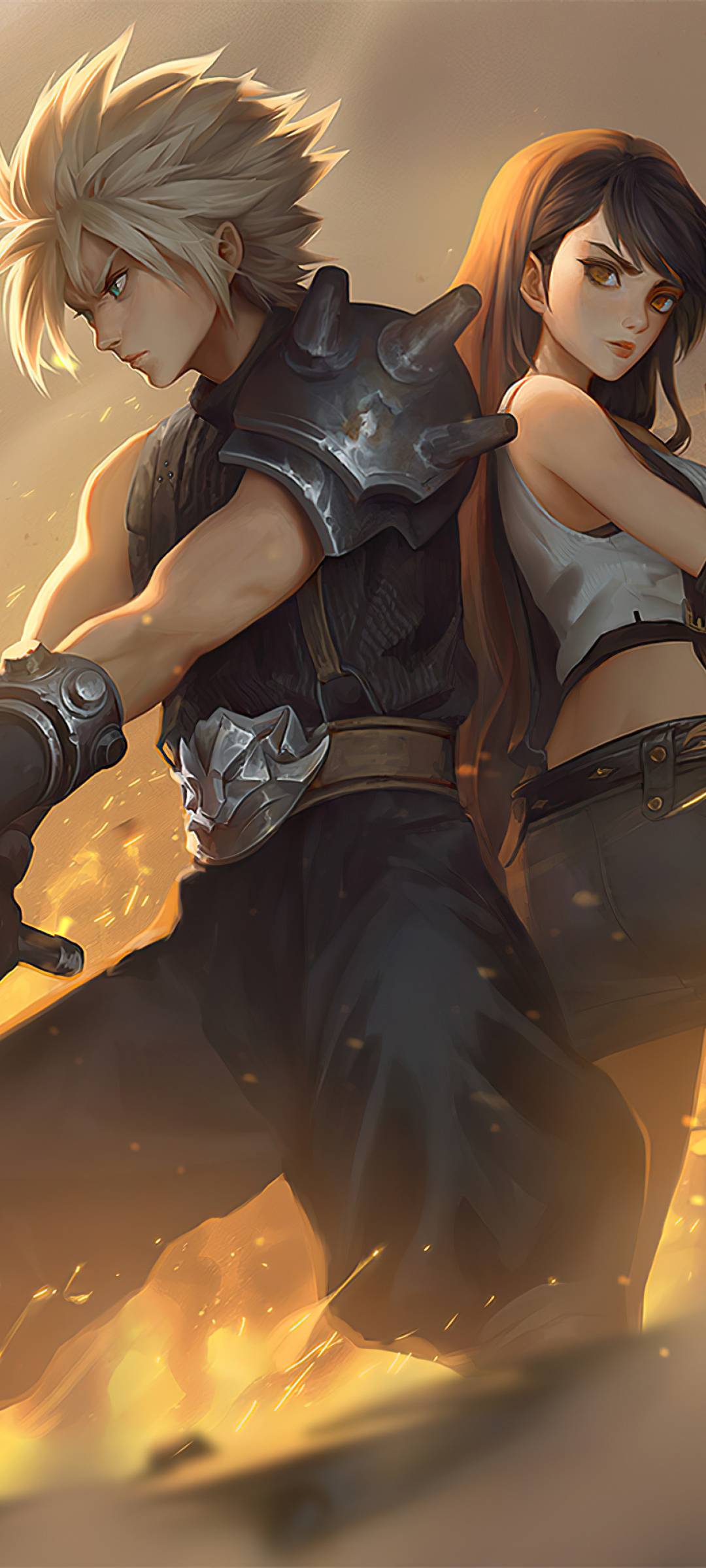 1080x2400 Cloud Strife and Tifa Lockhart 4K Final Fantasy 1080x2400 Resolution Wallpaper, HD Games 4K Wallpaper, Image, Photo and Background