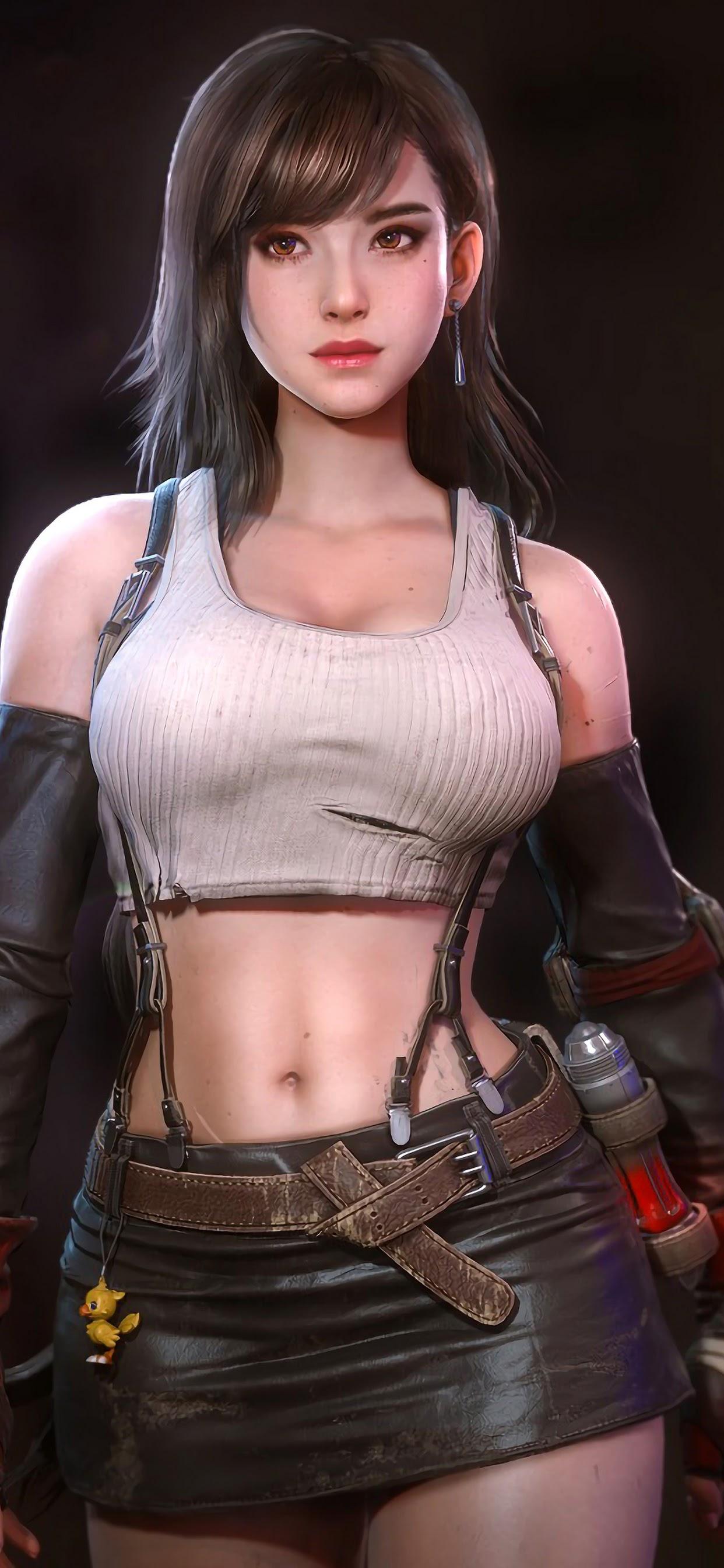 1242x2688 Tifa Lockhart HD Phone Wallpaper
