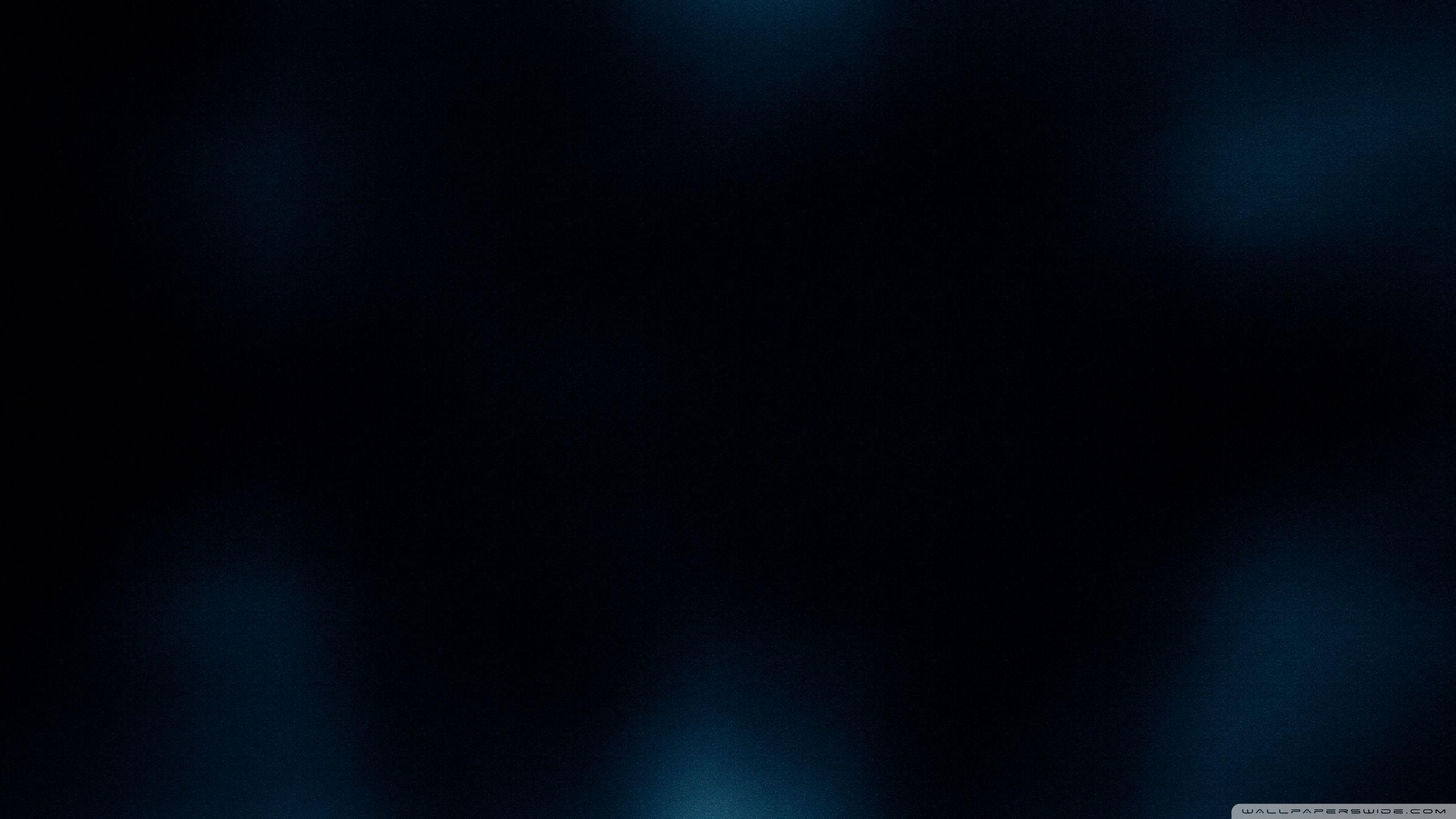 2560x1440 Black Blue HD Desktop Wallpaper