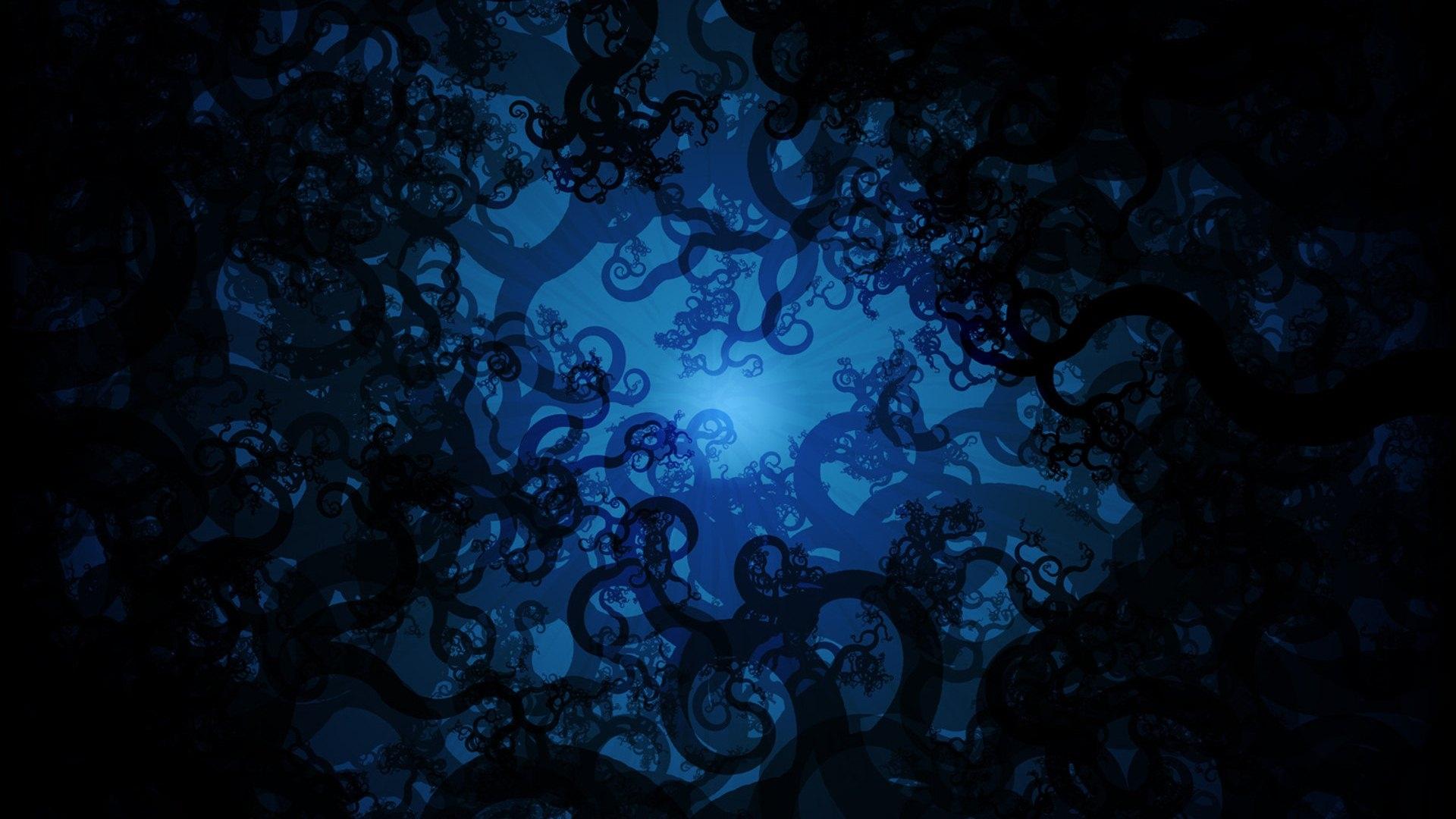 1920x1080 Download Wallpaper 1920x1080 blue, black, dark, surface Full HD 1080p HD Background