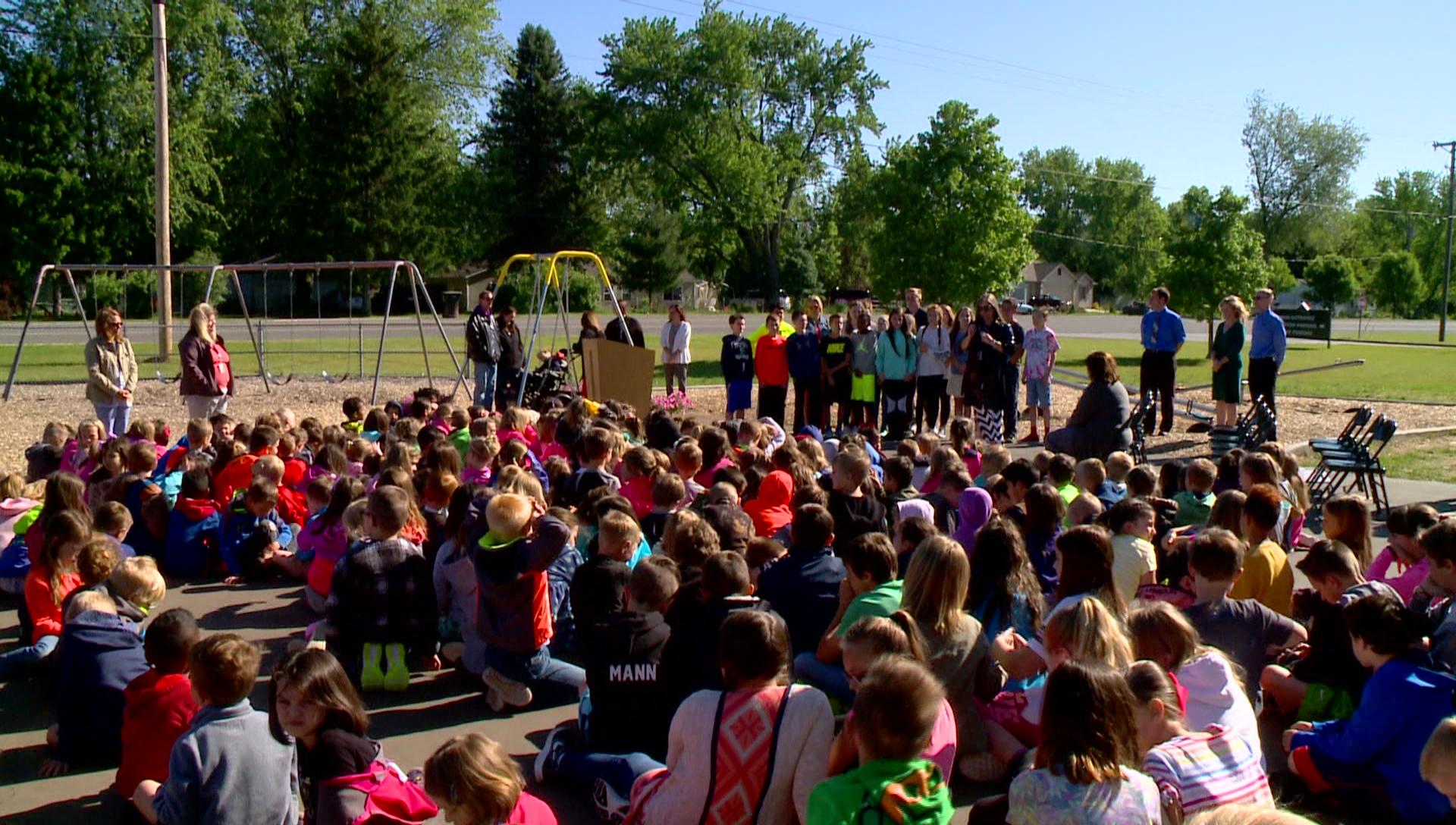 1920x1088 Local school gets wheelchair accessible swing thanks to Martin's grant