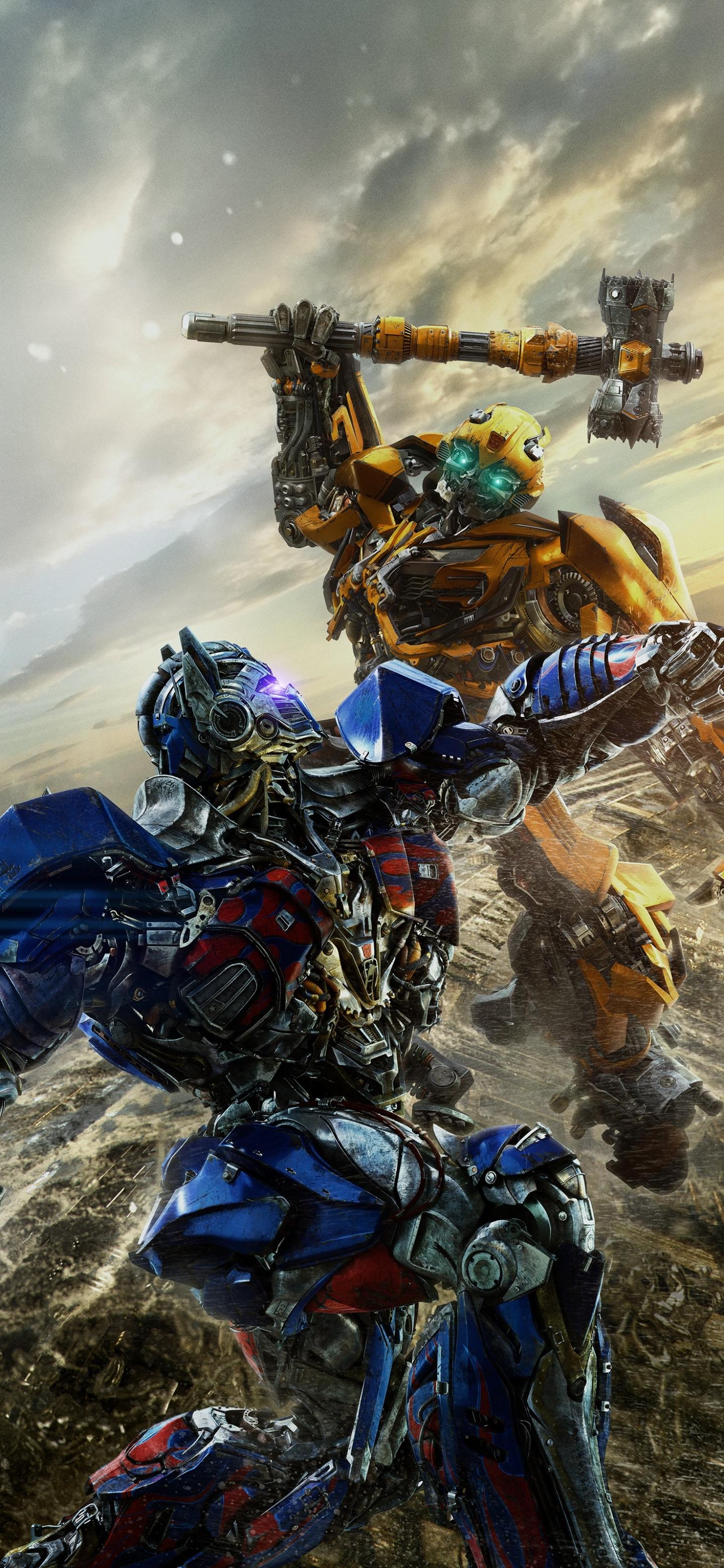 1440x3120 Optimus Prime v Bumblebee