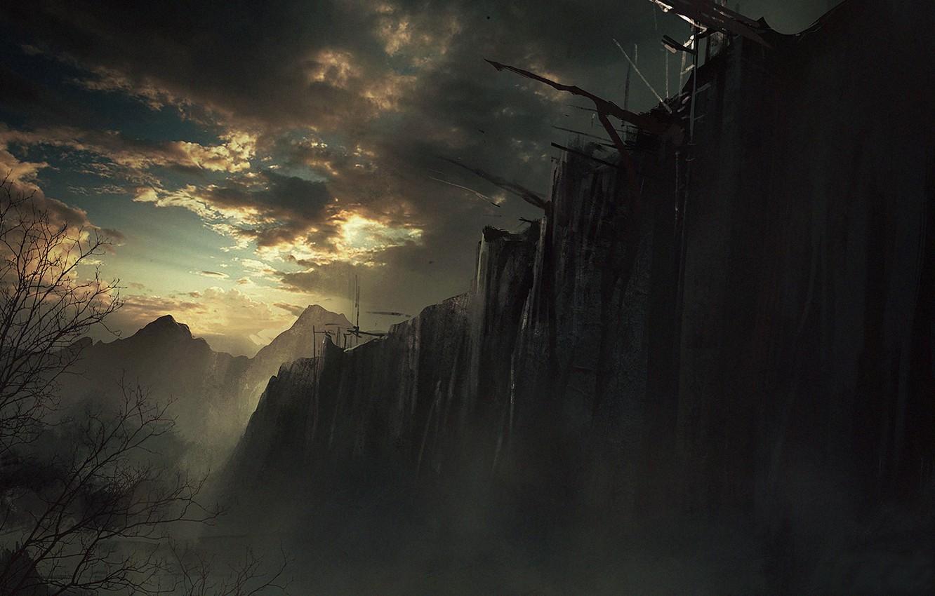 1332x850 Wallpaper wall, art, Game of Thrones, The Wall image for desktop, section фильмы