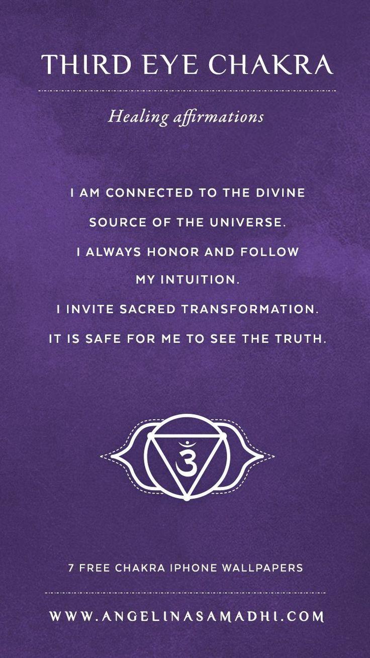 736x1309 Chakra Affirmation Wallpaper